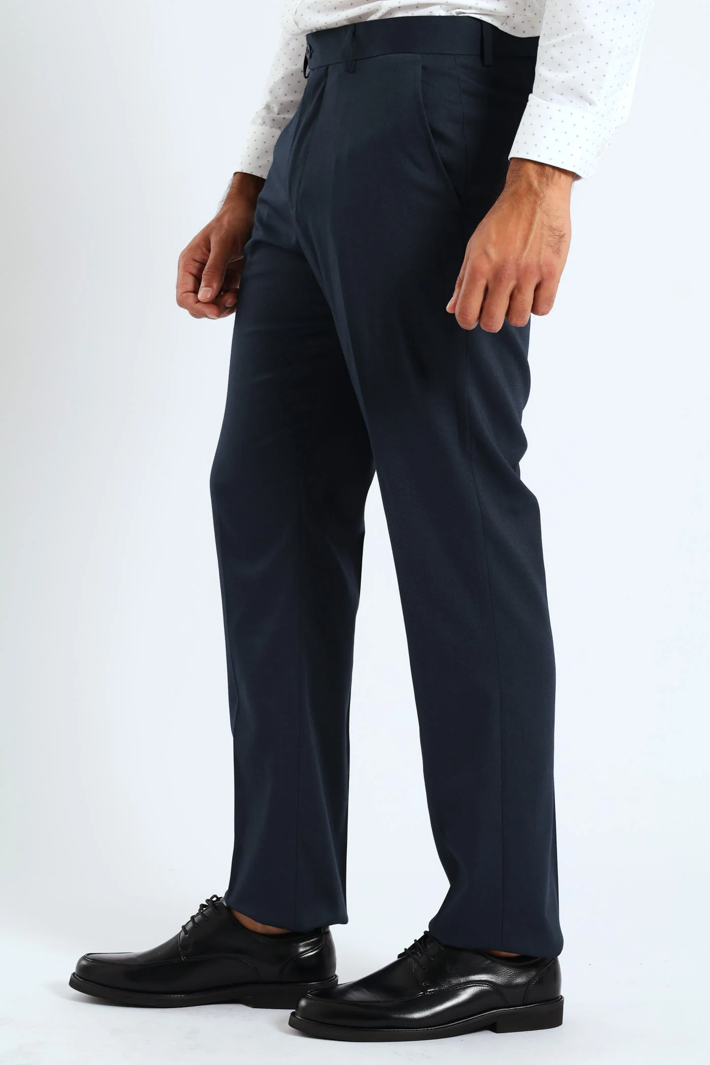 Twill Suit Trousers - Petrol - Image 4