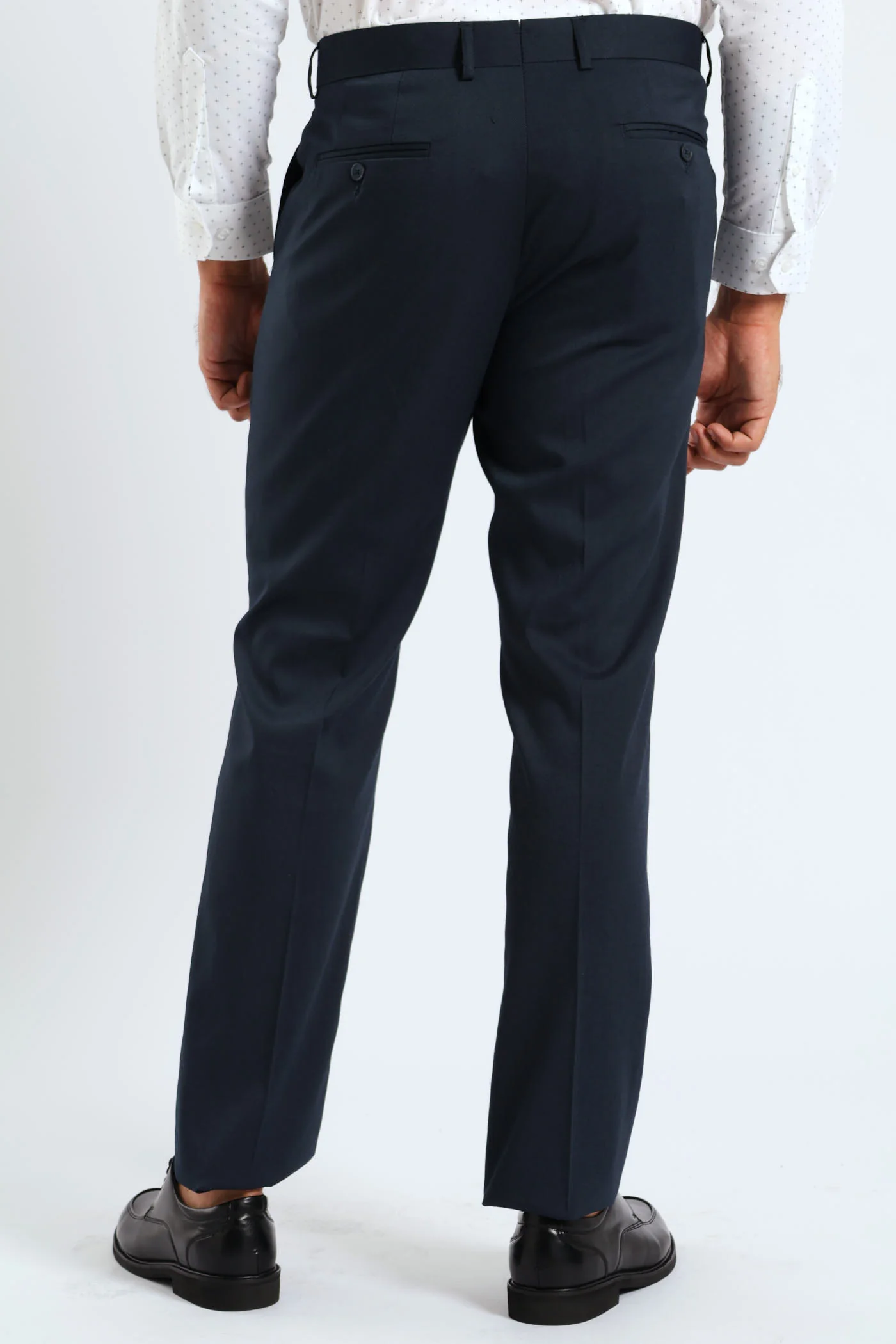 Twill Suit Trousers - Petrol - Image 6