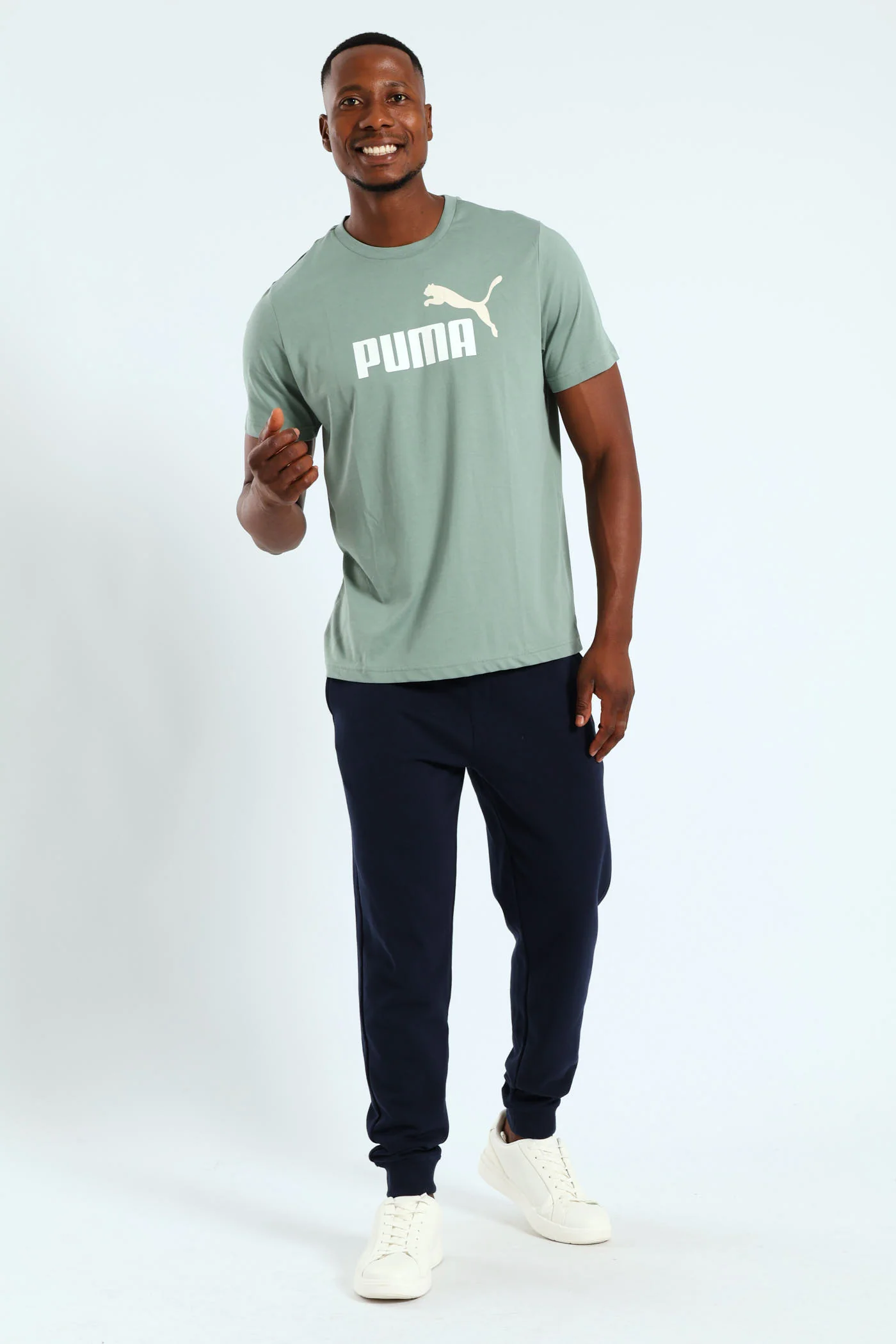 Two Color No. 1 Logo Tee - Sage - Image 3