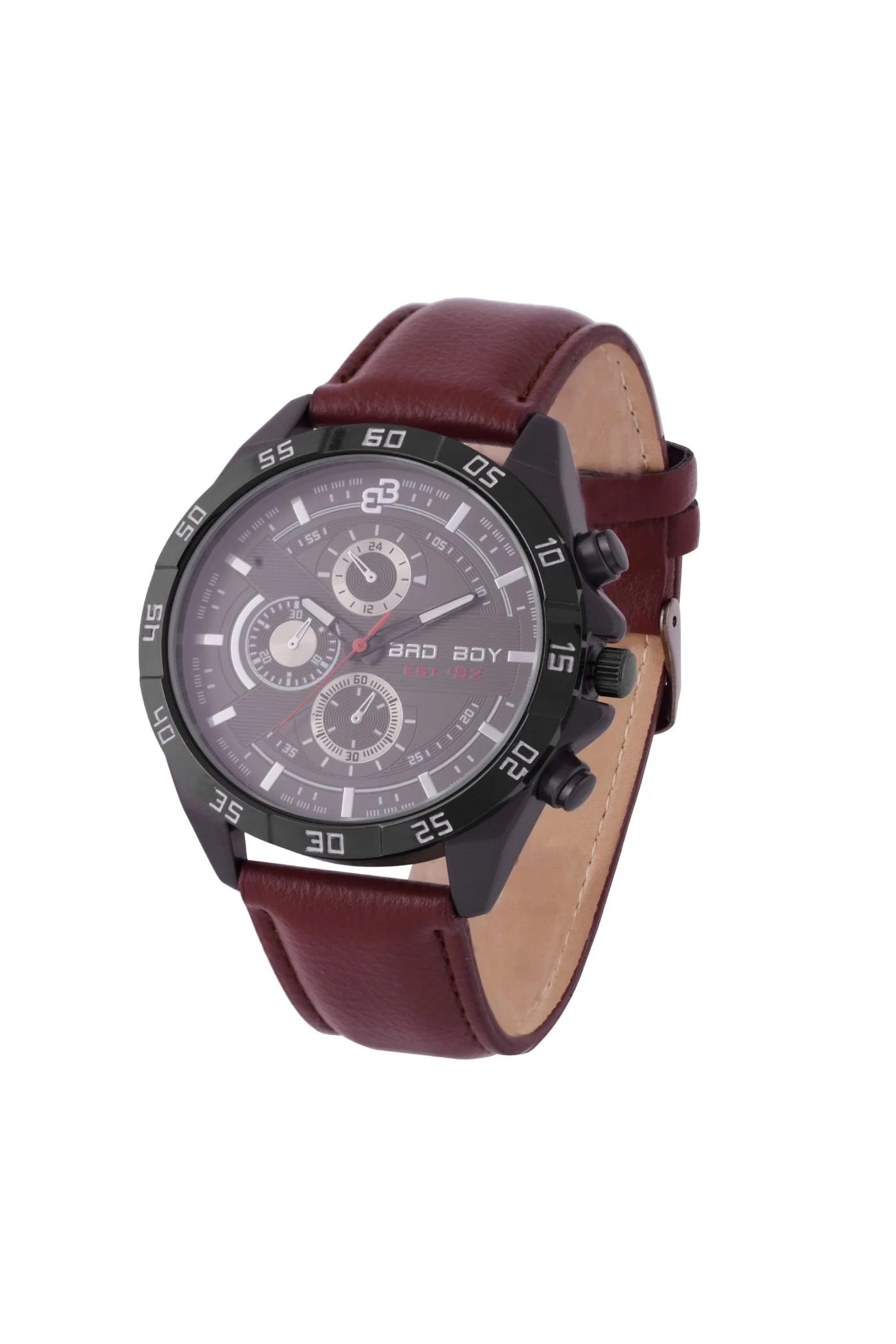 Two Straps Watch Set - Brown/Gunmetal/Blue - Image 3