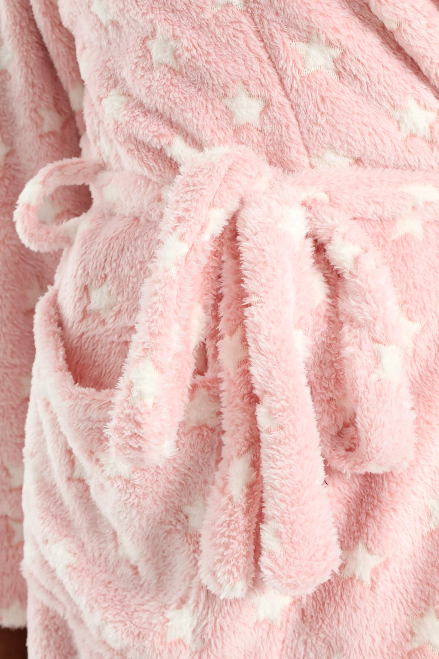 Two-Tone Stars Fluffy Gown - Pink - Image 5