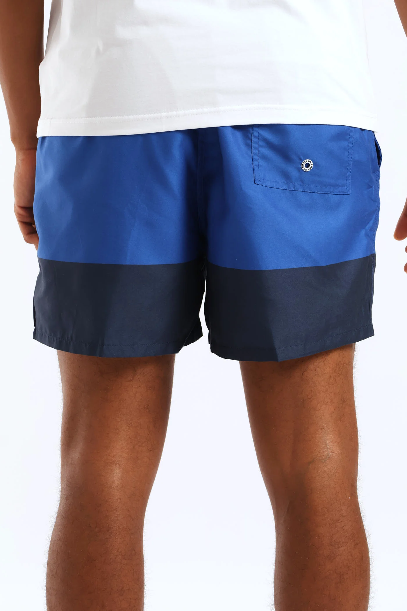 Two Tone Swim Short - Blue - Image 4