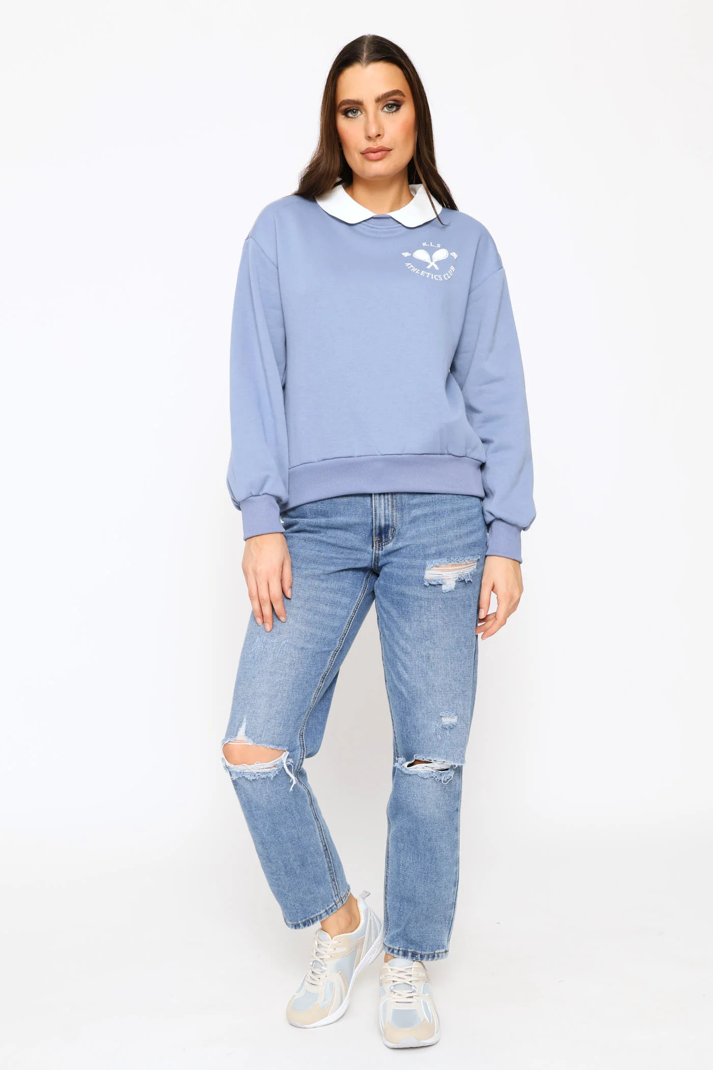 Twofer Active Top - Smokey Blue - Image 5