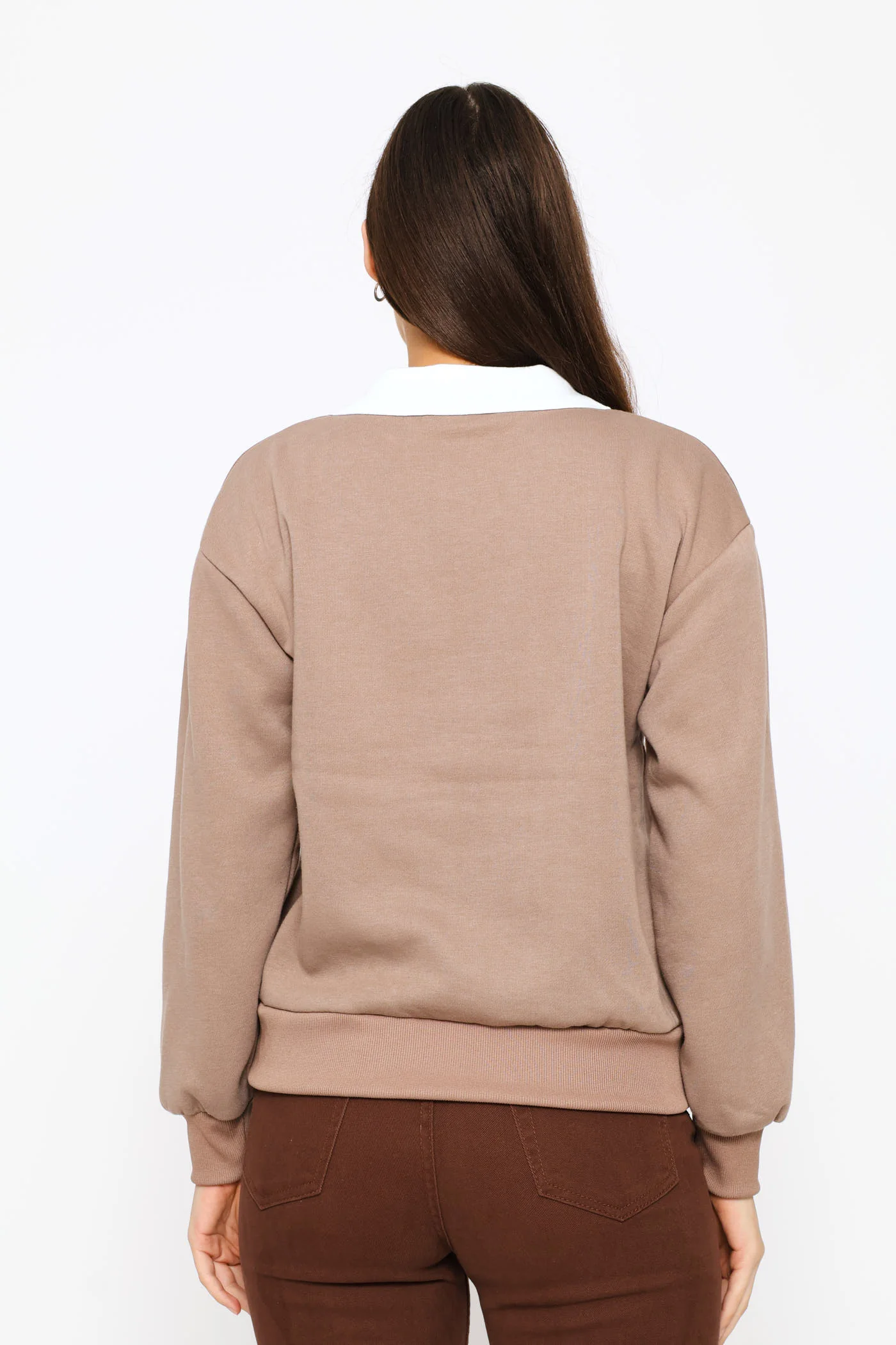 Twofer Active Top - Taupe - Image 4