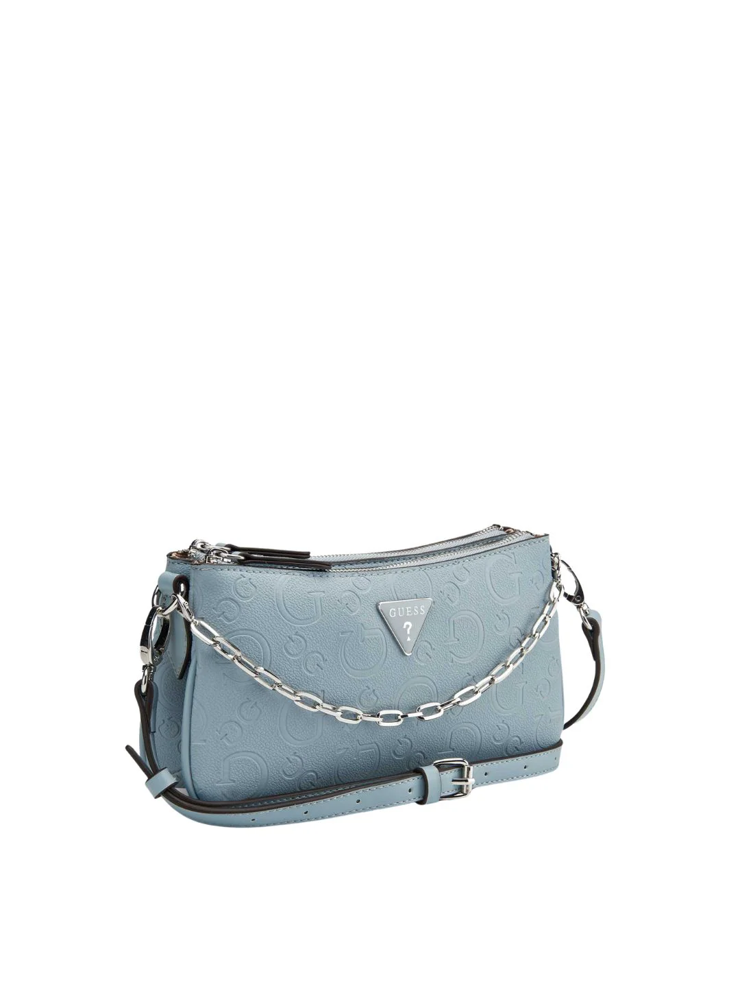 Tyrah Mini Crossbody Top Zip Bag - Light Blue - Image 2