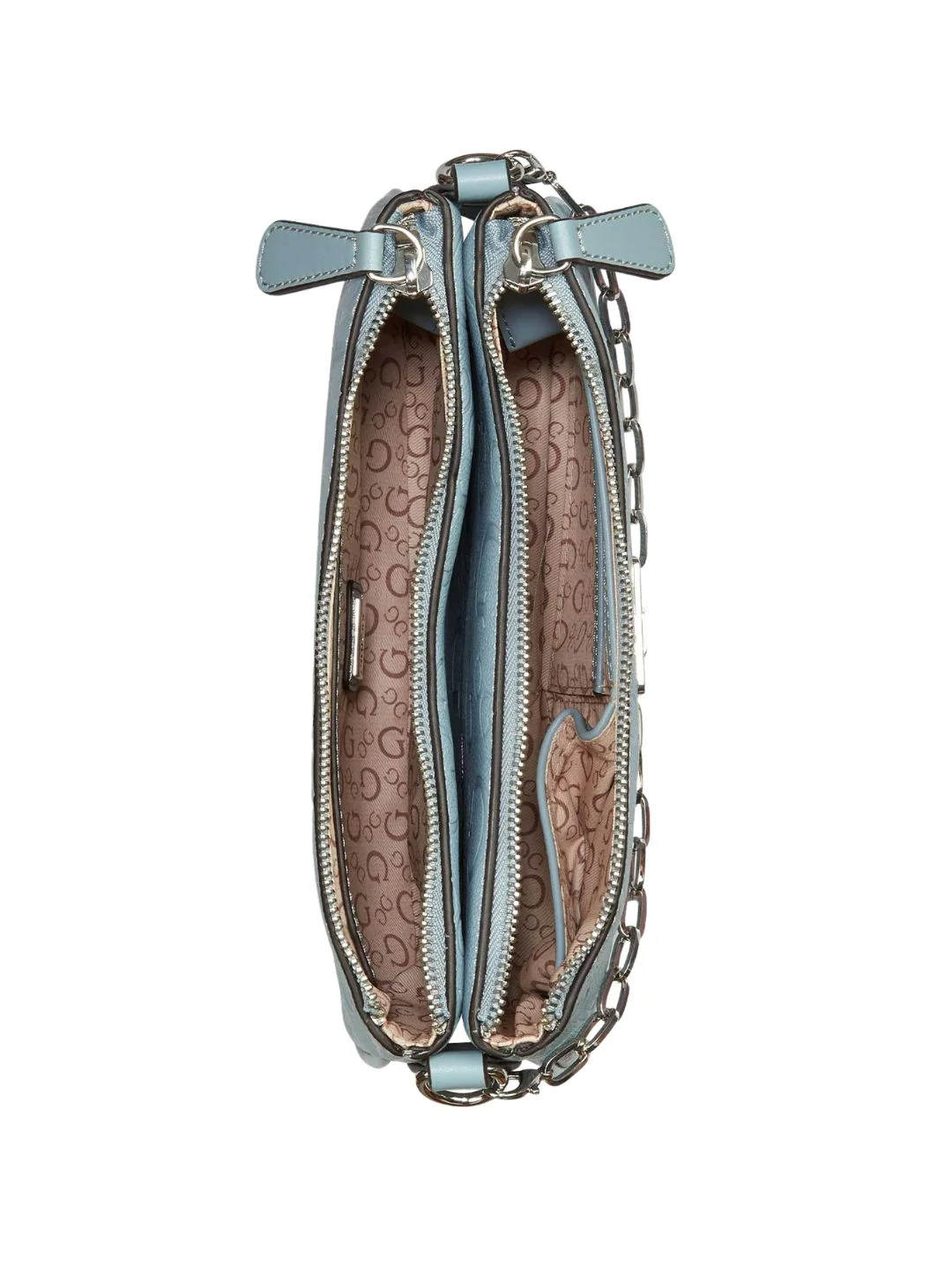 Tyrah Mini Crossbody Top Zip Bag - Light Blue - Image 4