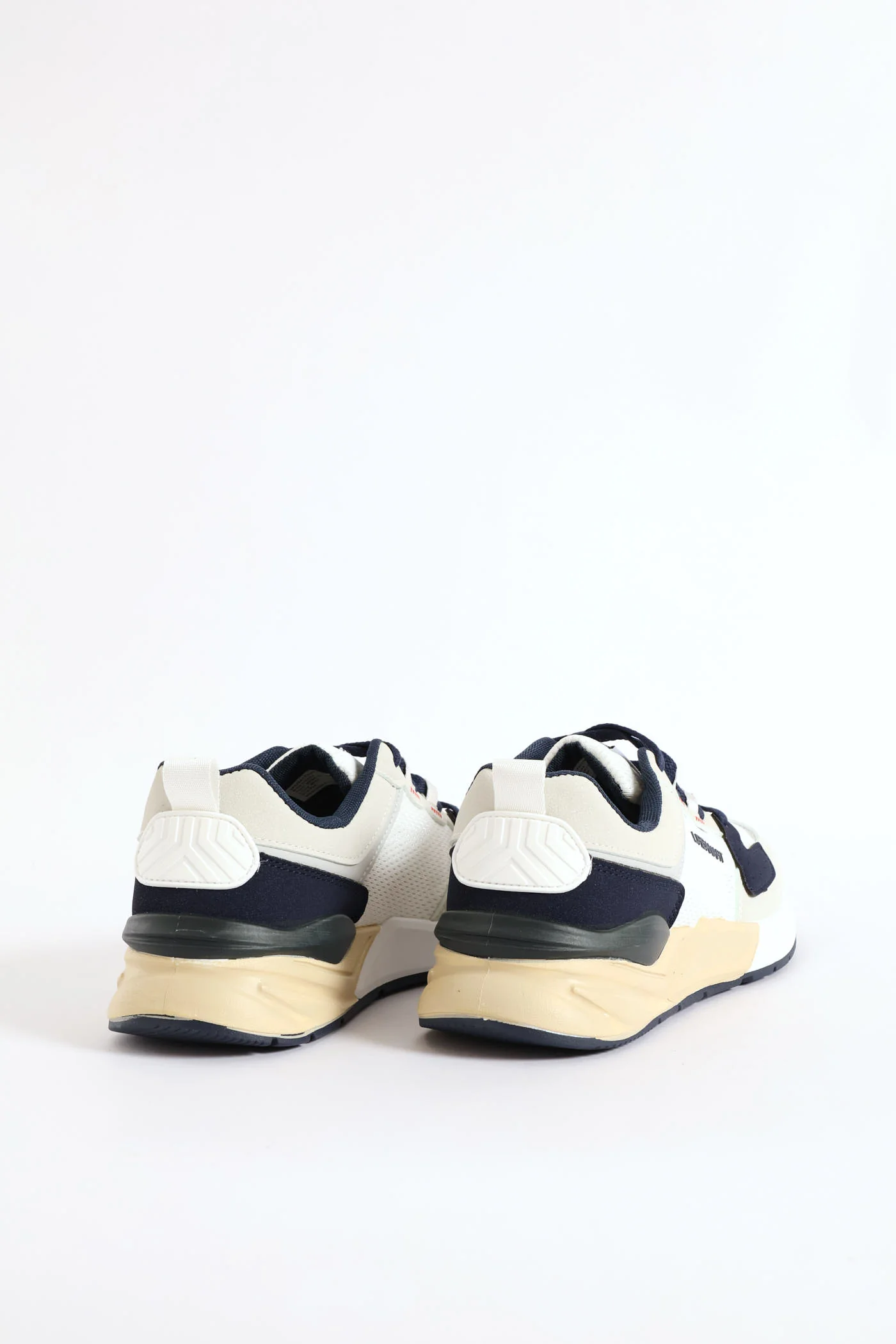 Ua Brazza 1 Nubuck Lace Up Retro Sneaker - Navy - Image 3