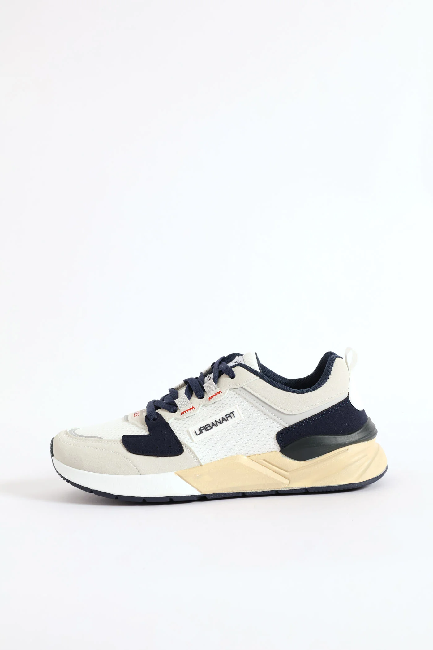 Ua Brazza 1 Nubuck Lace Up Retro Sneaker - Navy - Image 5