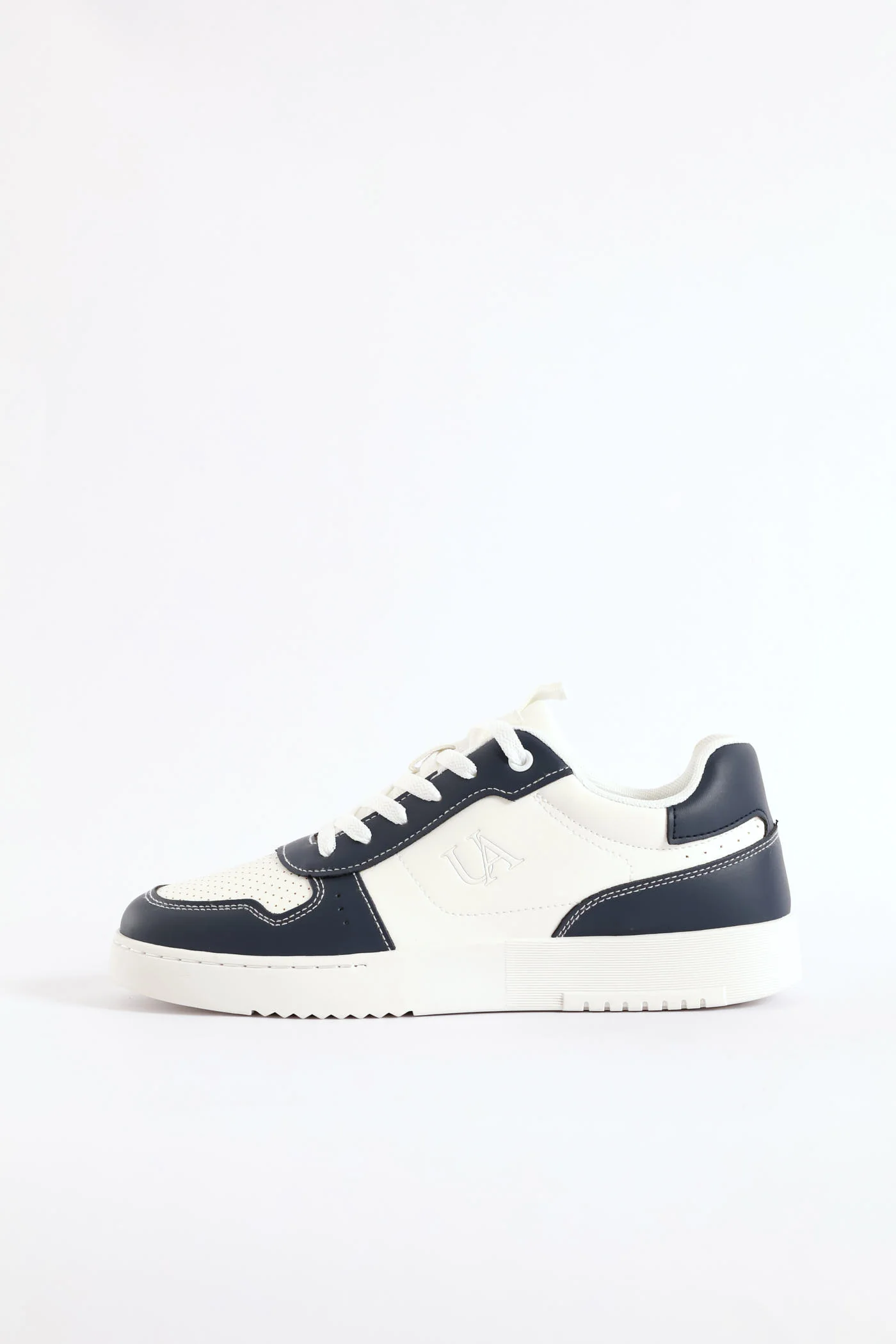 Ua Vector 1 Nubuck Sneaker - White/Navy - Image 4