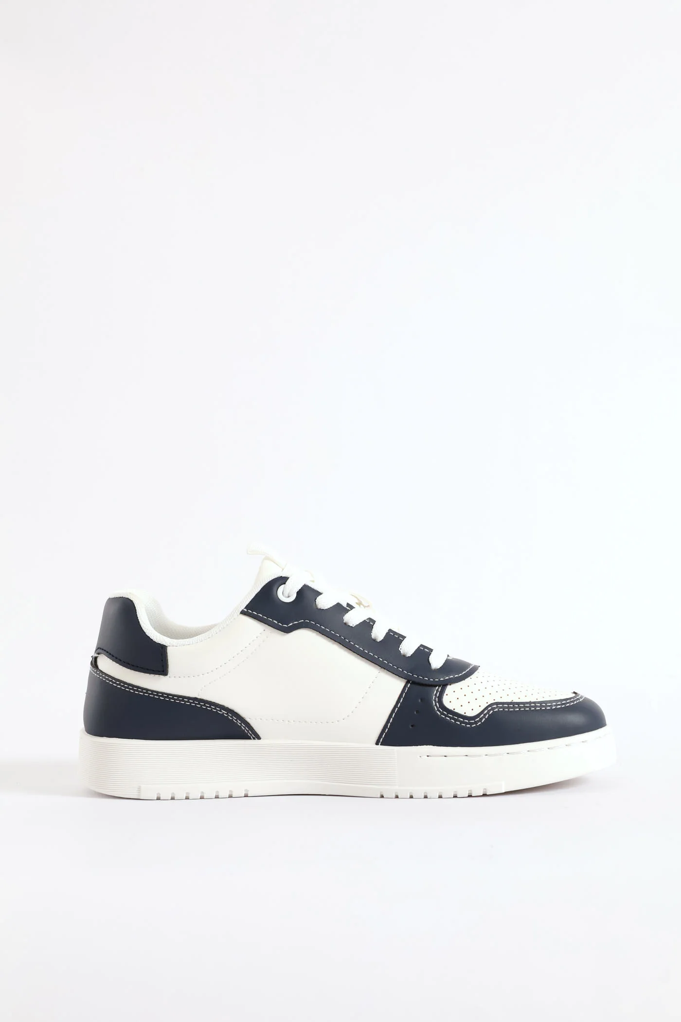 Ua Vector 1 Nubuck Sneaker - White/Navy - Image 5