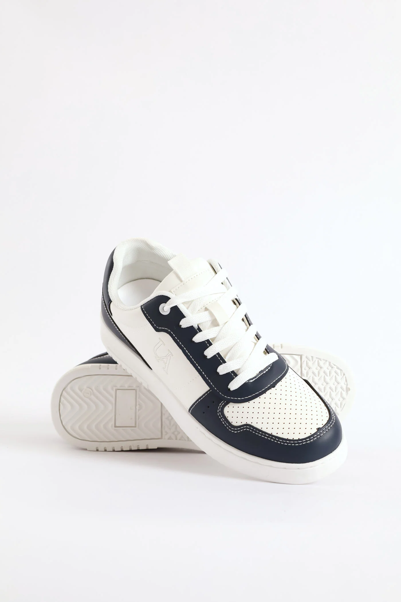 Ua Vector 1 Nubuck Sneaker - White/Navy - Image 6