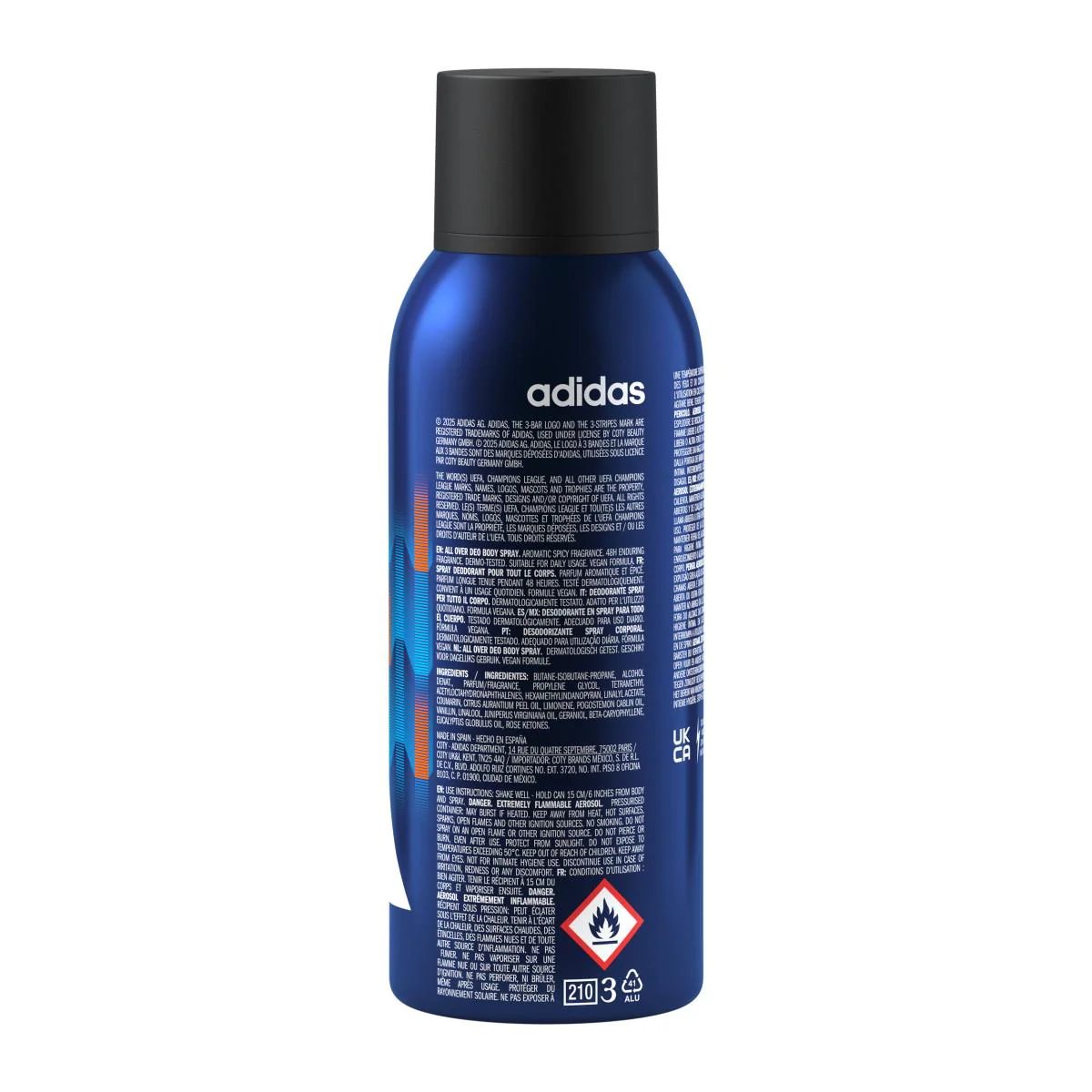 adidas UEFA Champions League PRO PLAYER Edition - Deo Body Spray - Image 2