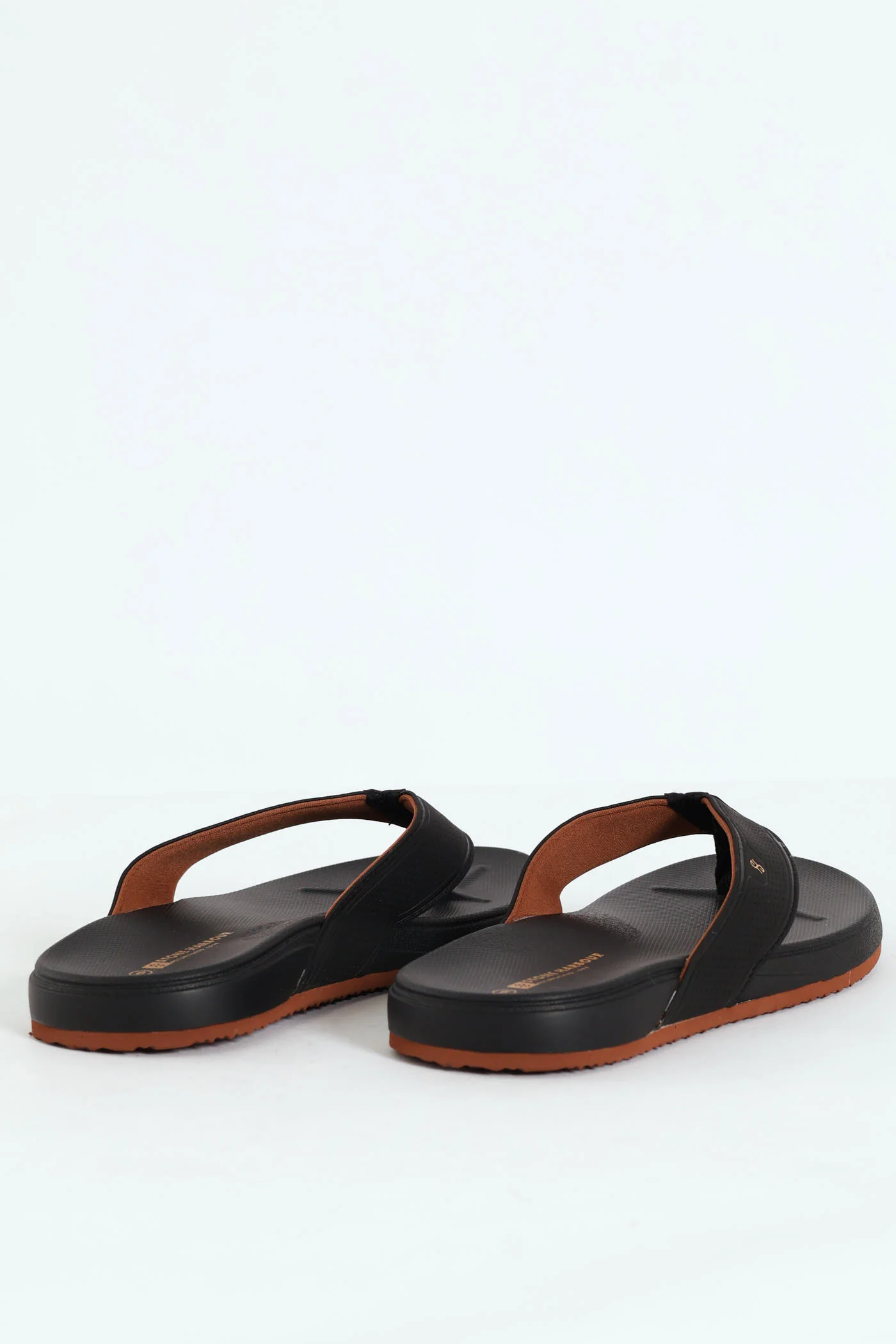 Ultra Soft Wide Vamp Sandal - Black - Image 4