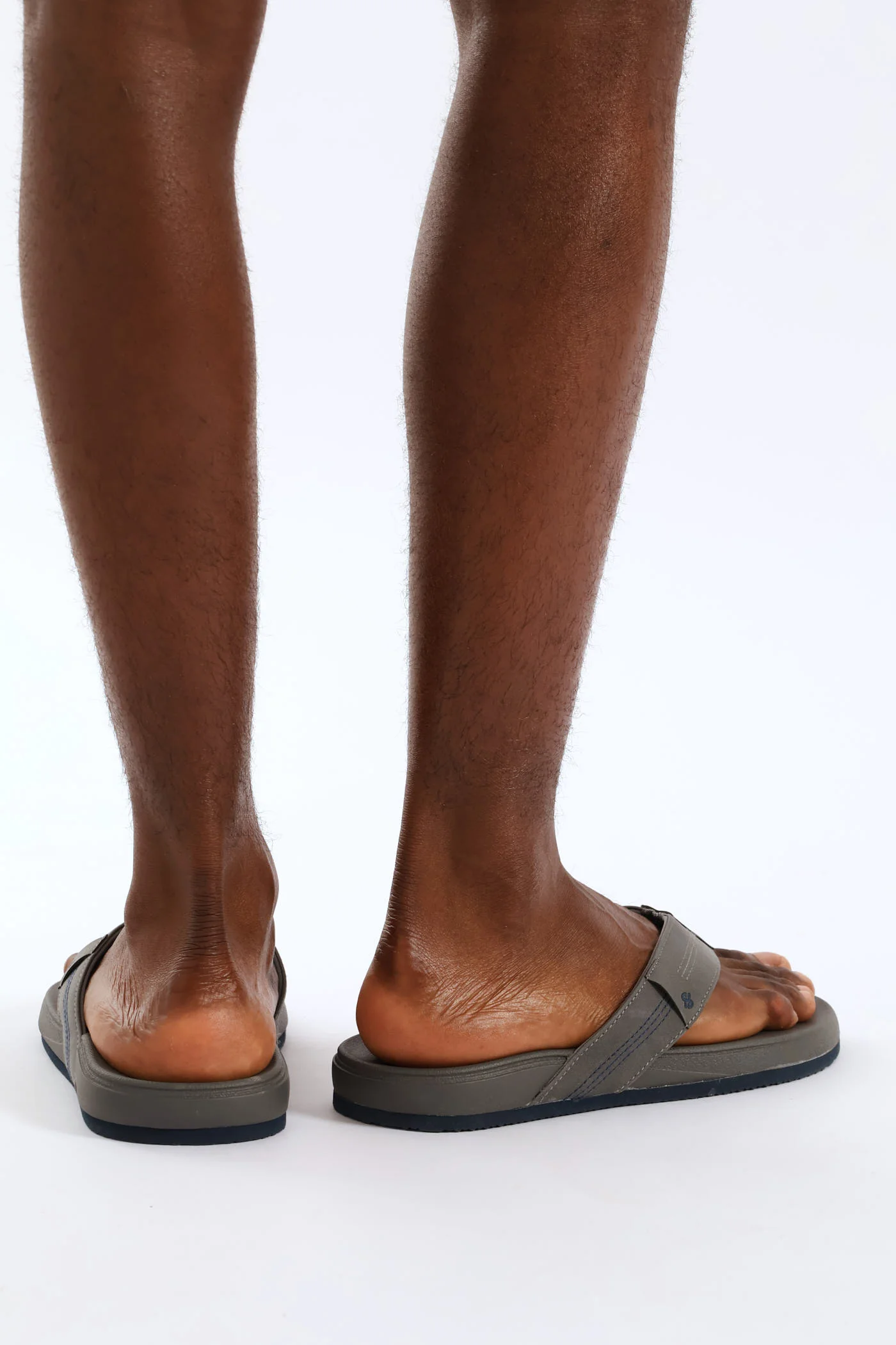 Ultra Soft Wide Vamp Sandal - Grey - Image 3