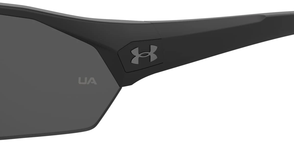 0001/G/S Rimless Rectangle Sunglasses - Black - Image 2