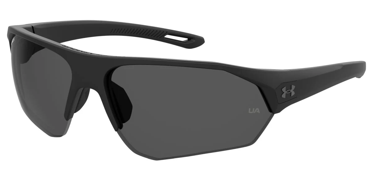 0001/G/S Rimless Rectangle Sunglasses - Black - Image 3