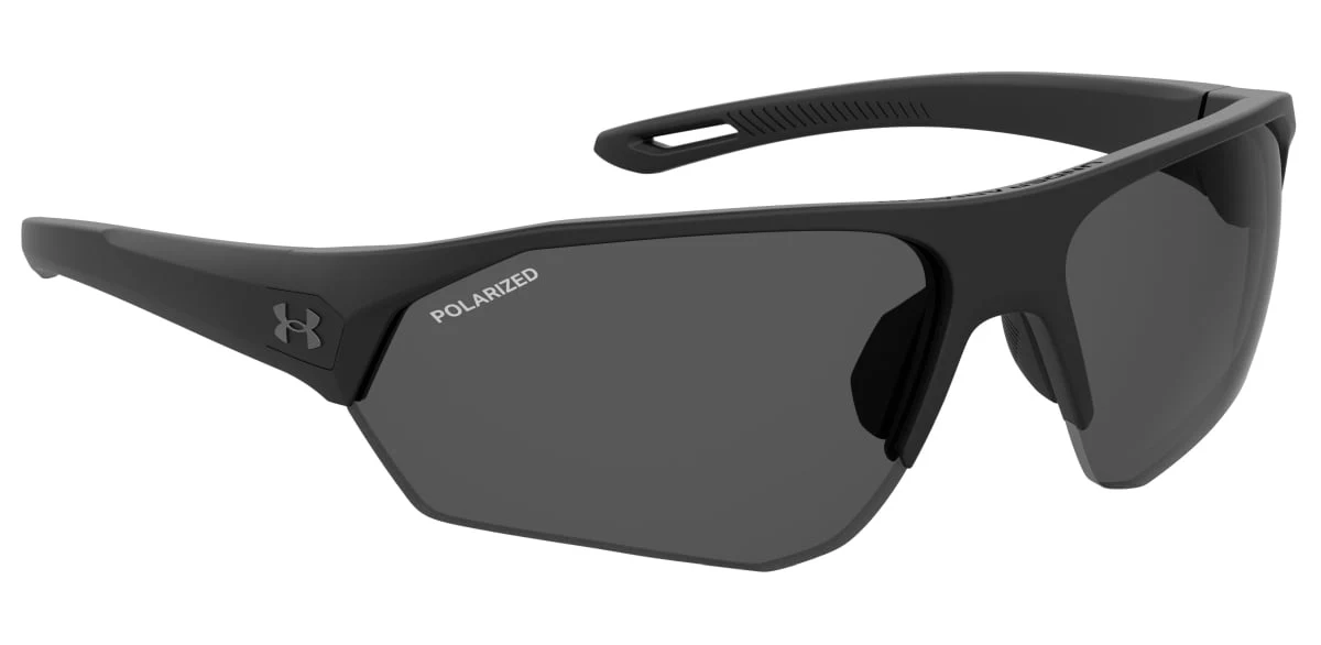 0001/G/S Rimless Rectangle Sunglasses - Black - Image 4