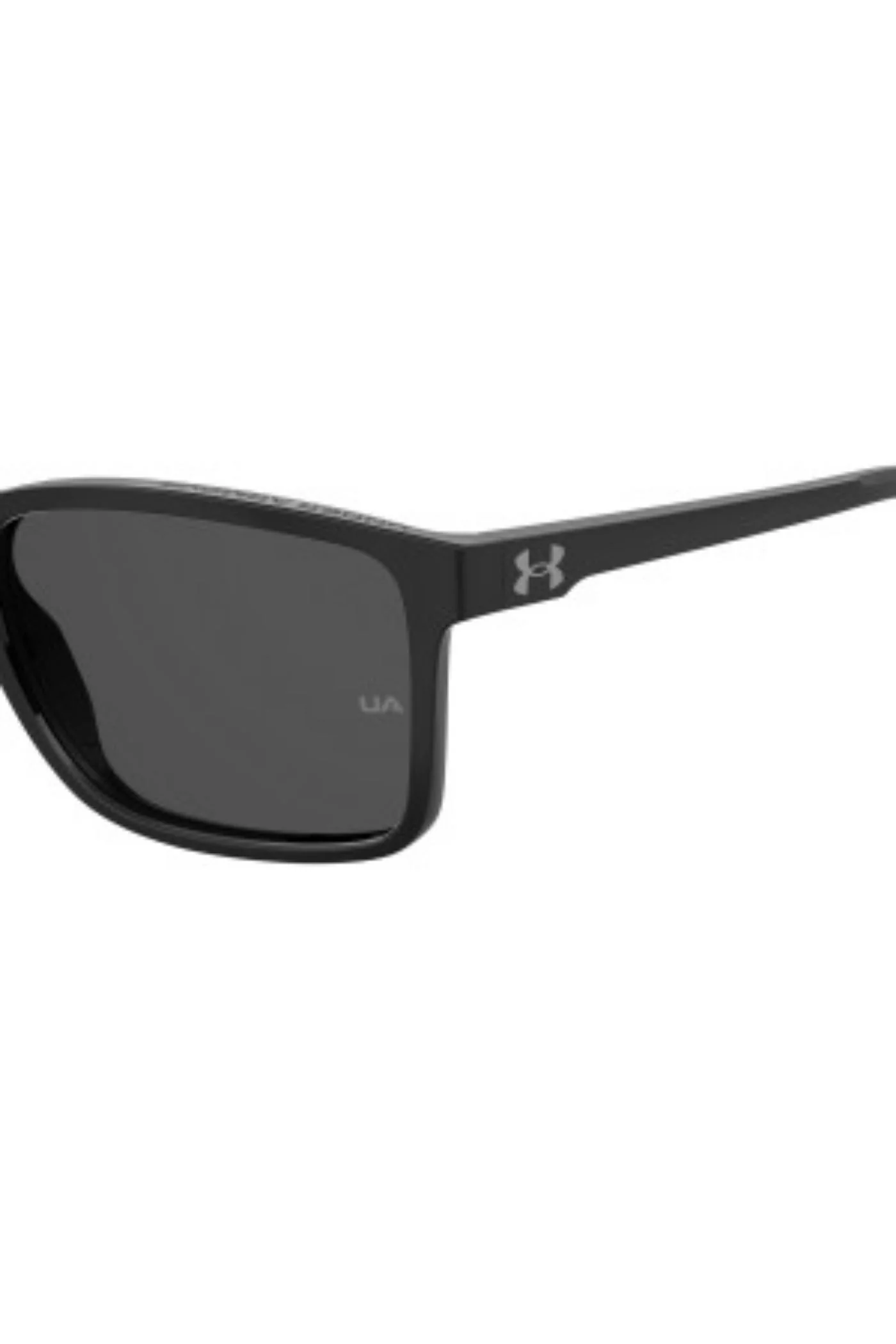 Unisex Rectangle Frame Sunglasses - Black - Image 4