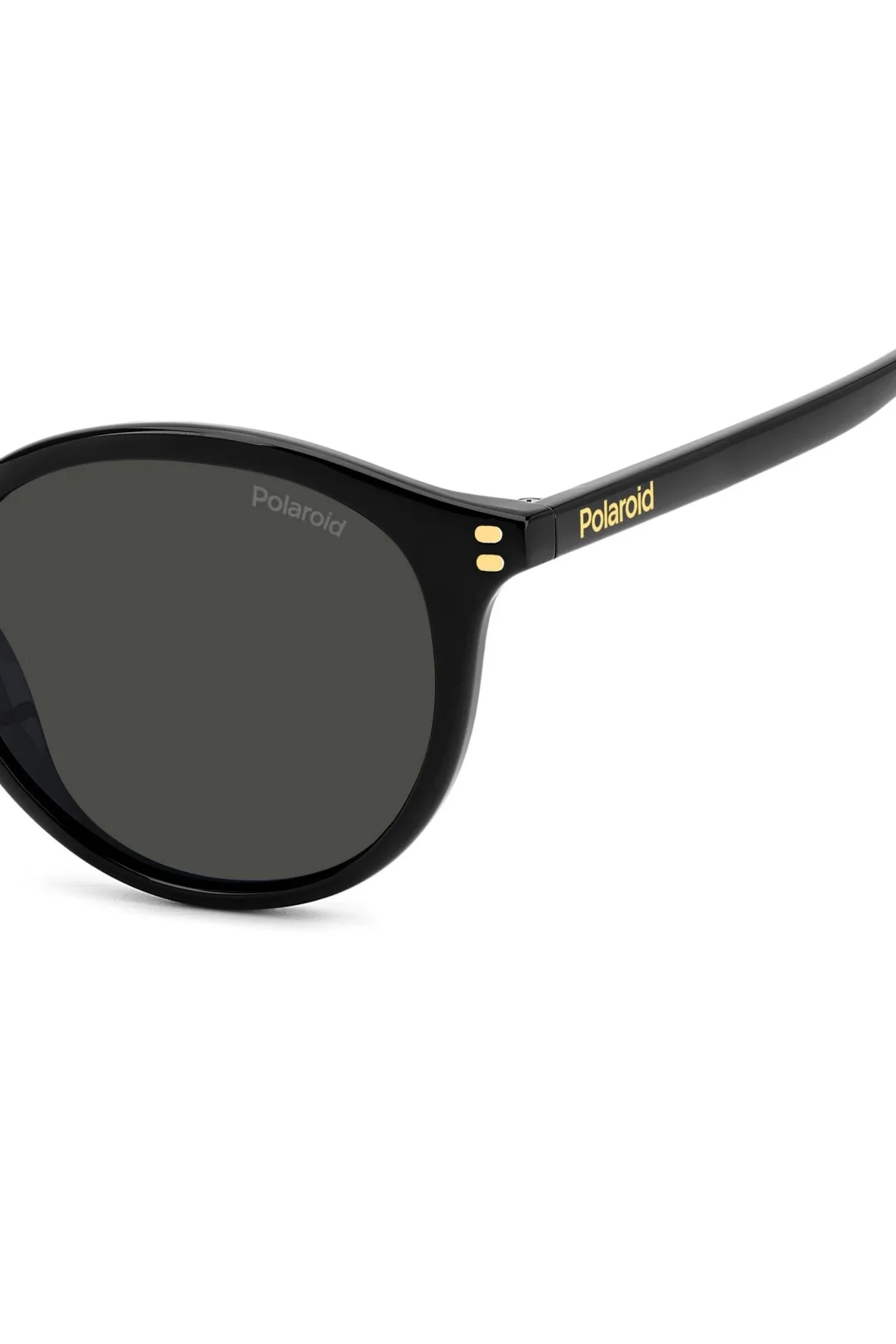 Unisex Rounded Black Frame Grey Lens - None - Image 4