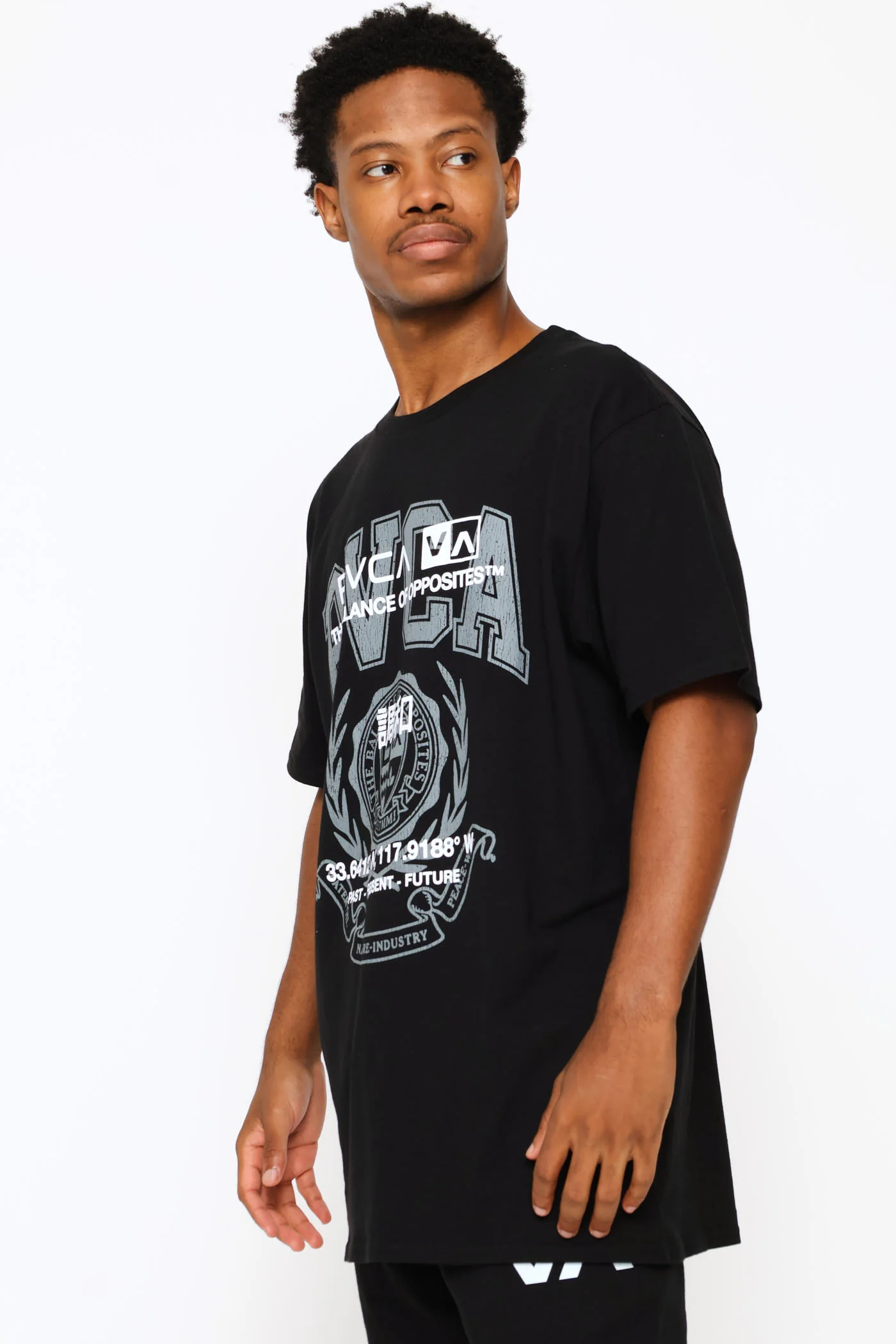 Unitext Short Sleeve Tee - Black - Image 3