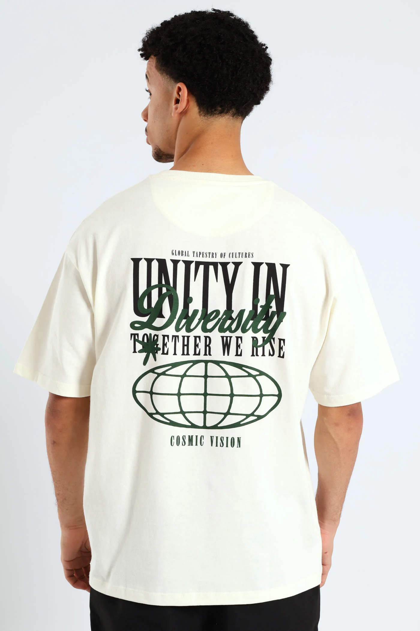 Unity Oversized T-Shirt - Ecru - Image 2