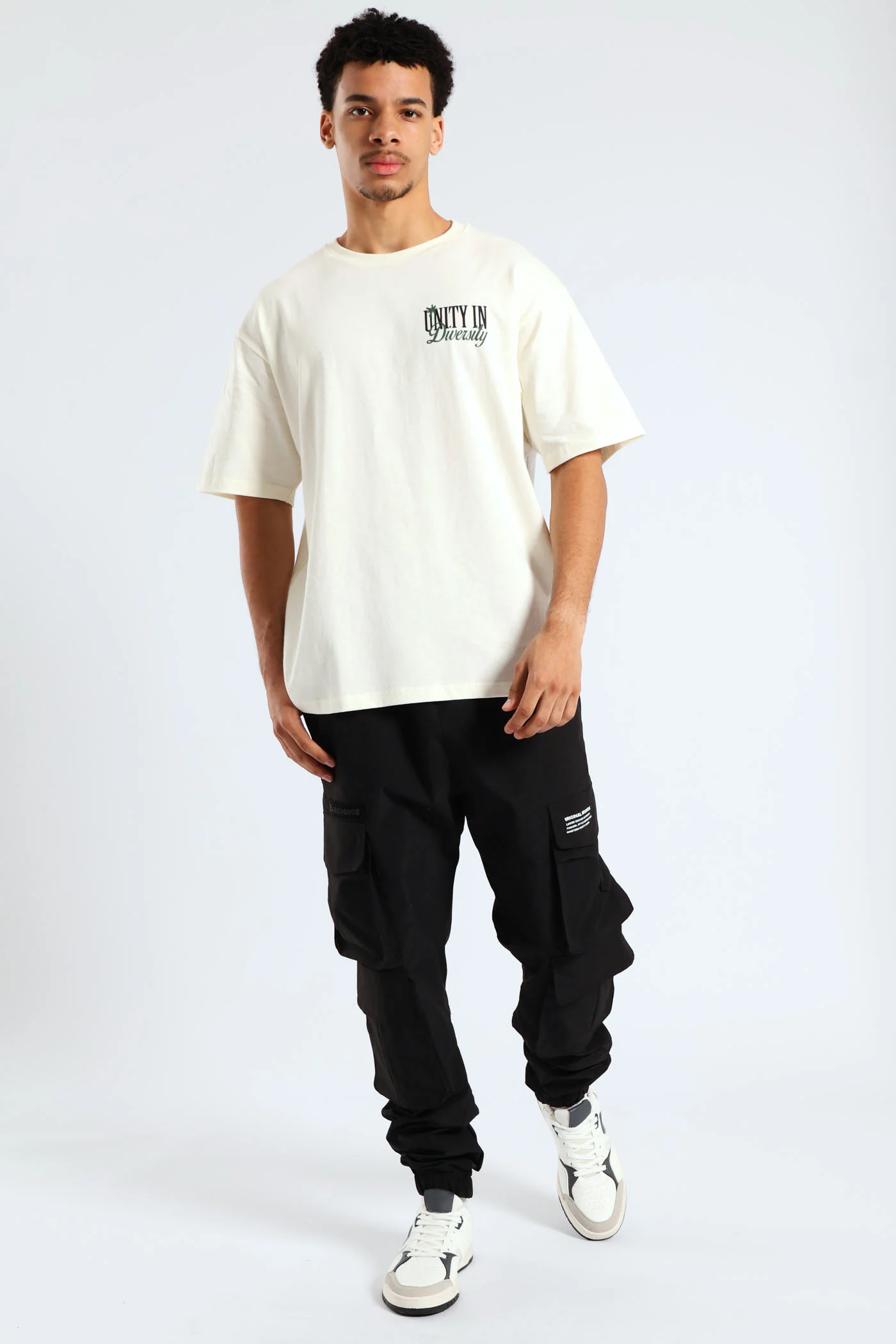 Unity Oversized T-Shirt - Ecru - Image 4