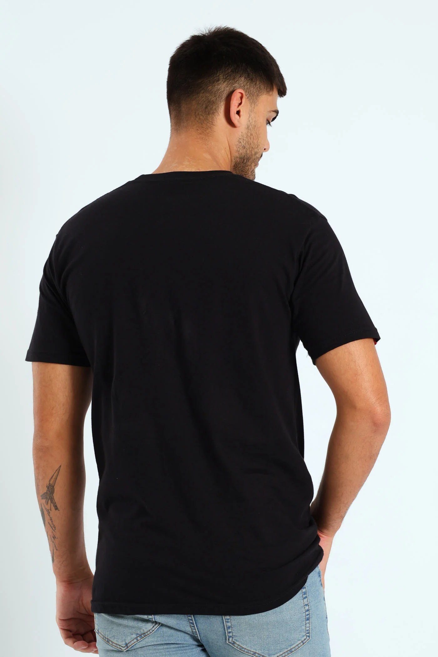 Unlimited Stacked Tee - Black - Image 3