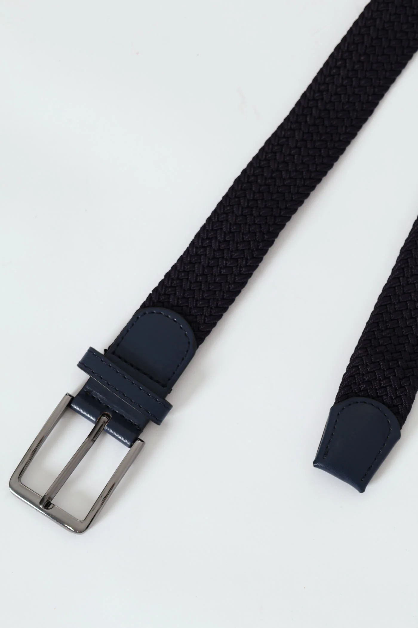Updated Braided Belt - Navy - Image 3