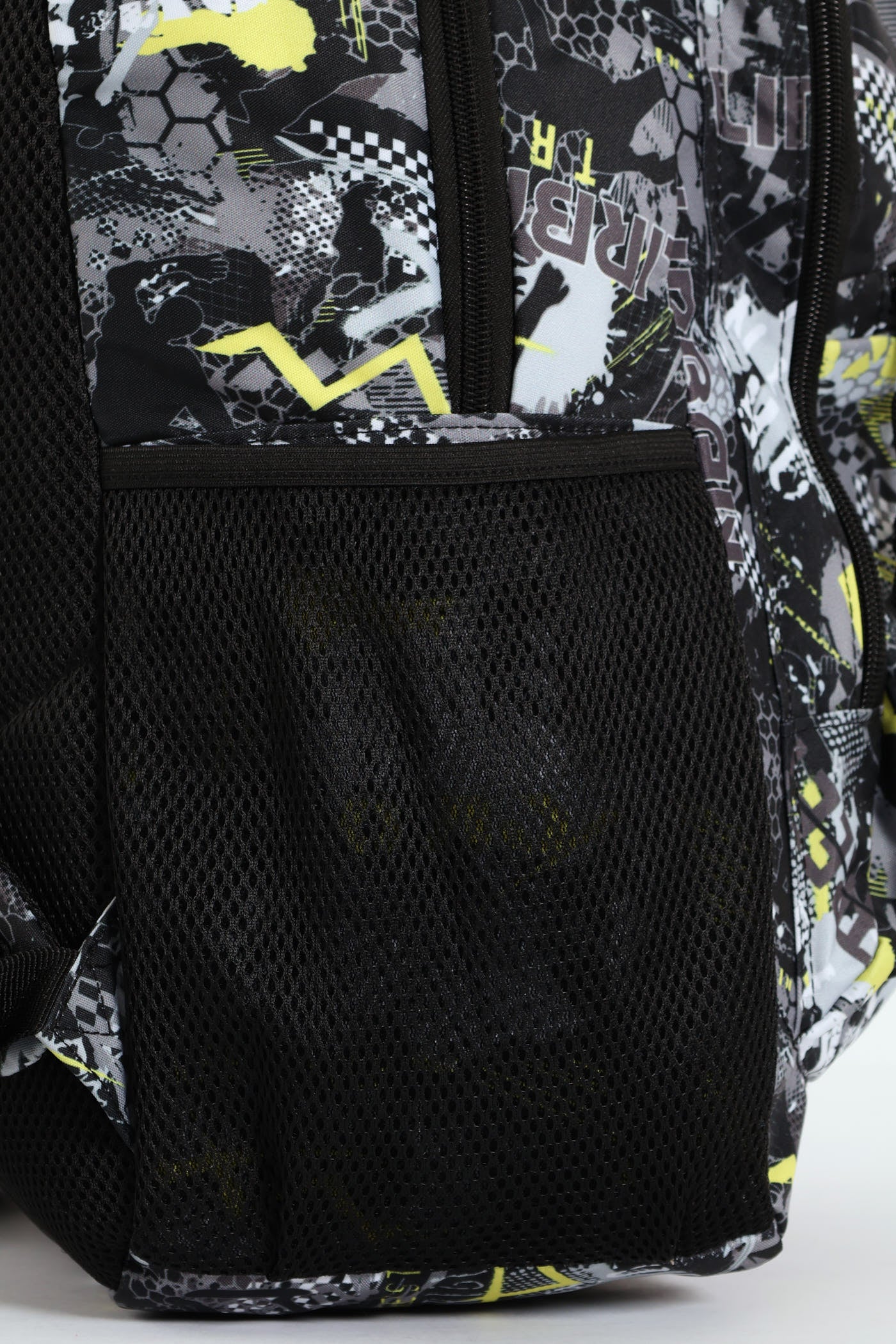 Pre-Boys Urban Skate Squiggle Print School Backpack - Black - Image 5