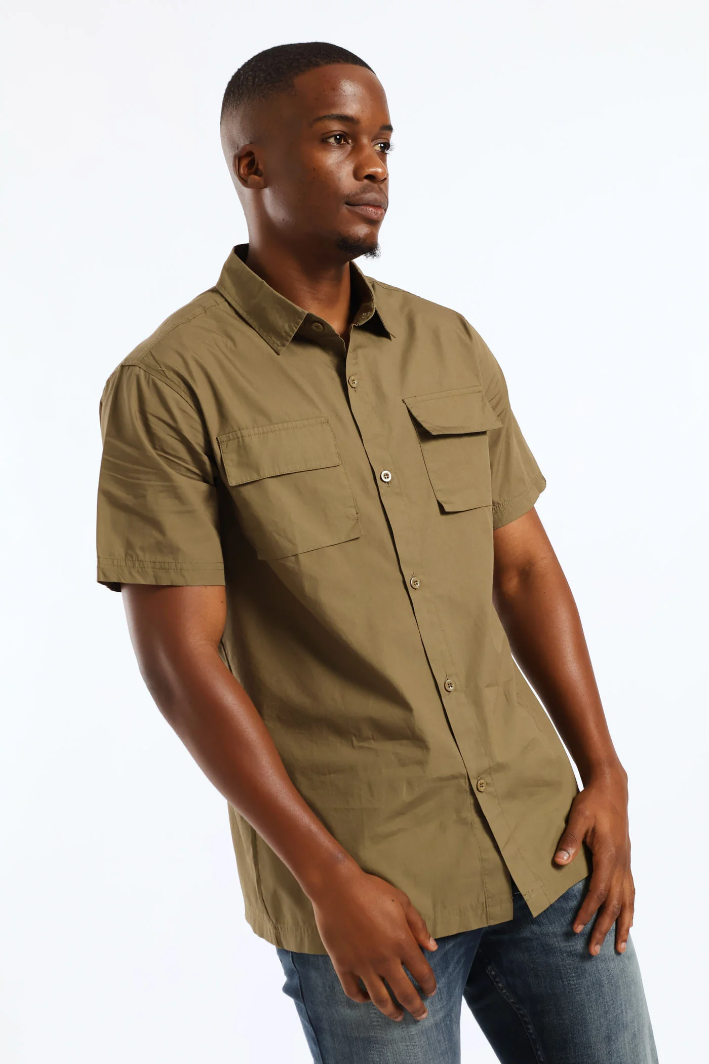 Utility Shirts - Olive - Image 3