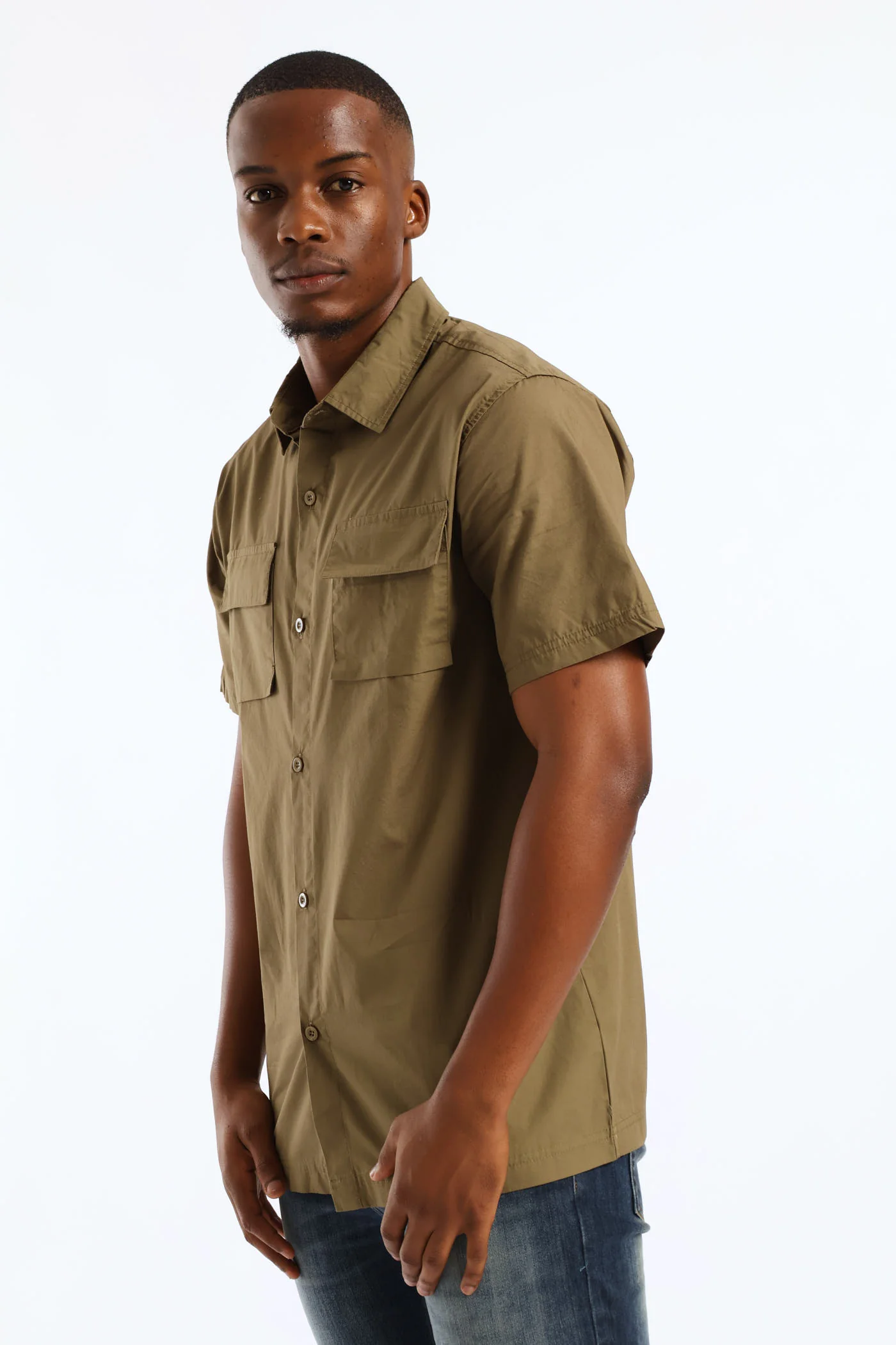 Utility Shirts - Olive - Image 4