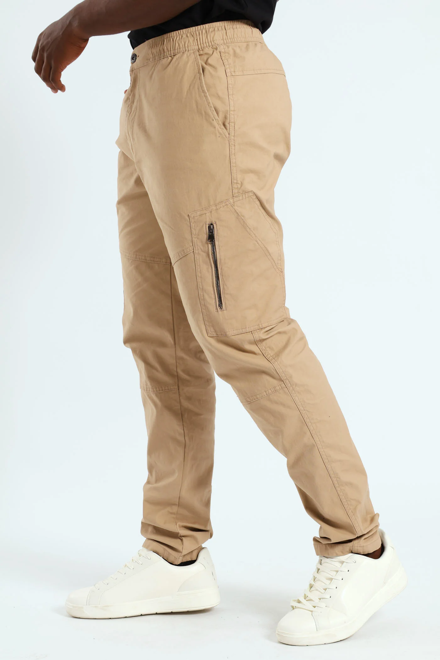 Utility Zip Pocket Pant - Khaki - Image 2