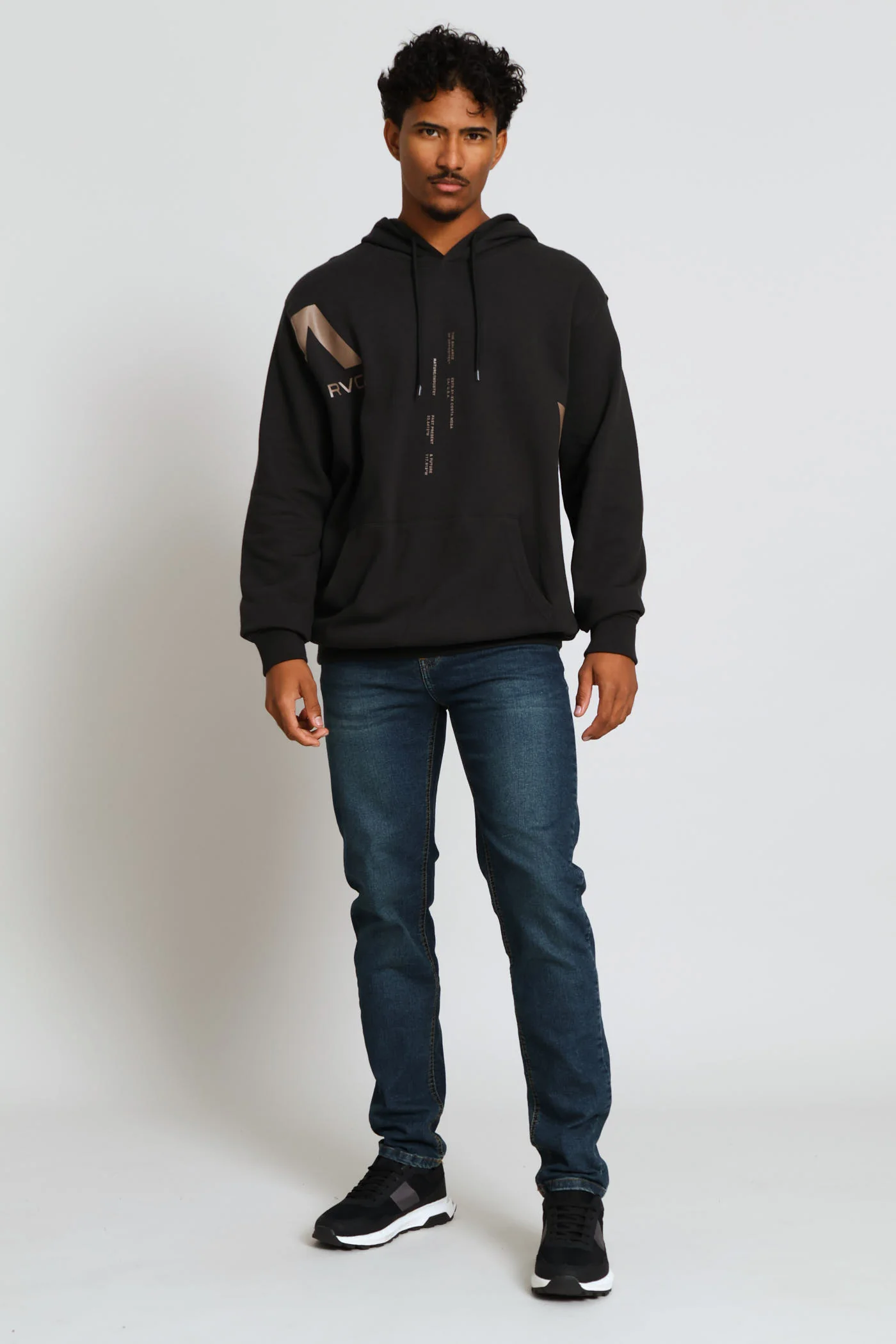 Va Divided Hoodie - Charcoal - Image 7