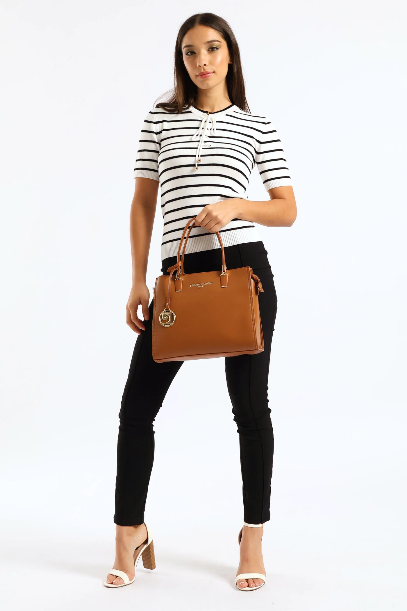 Valeria Structured Bag - Brown - Image 7