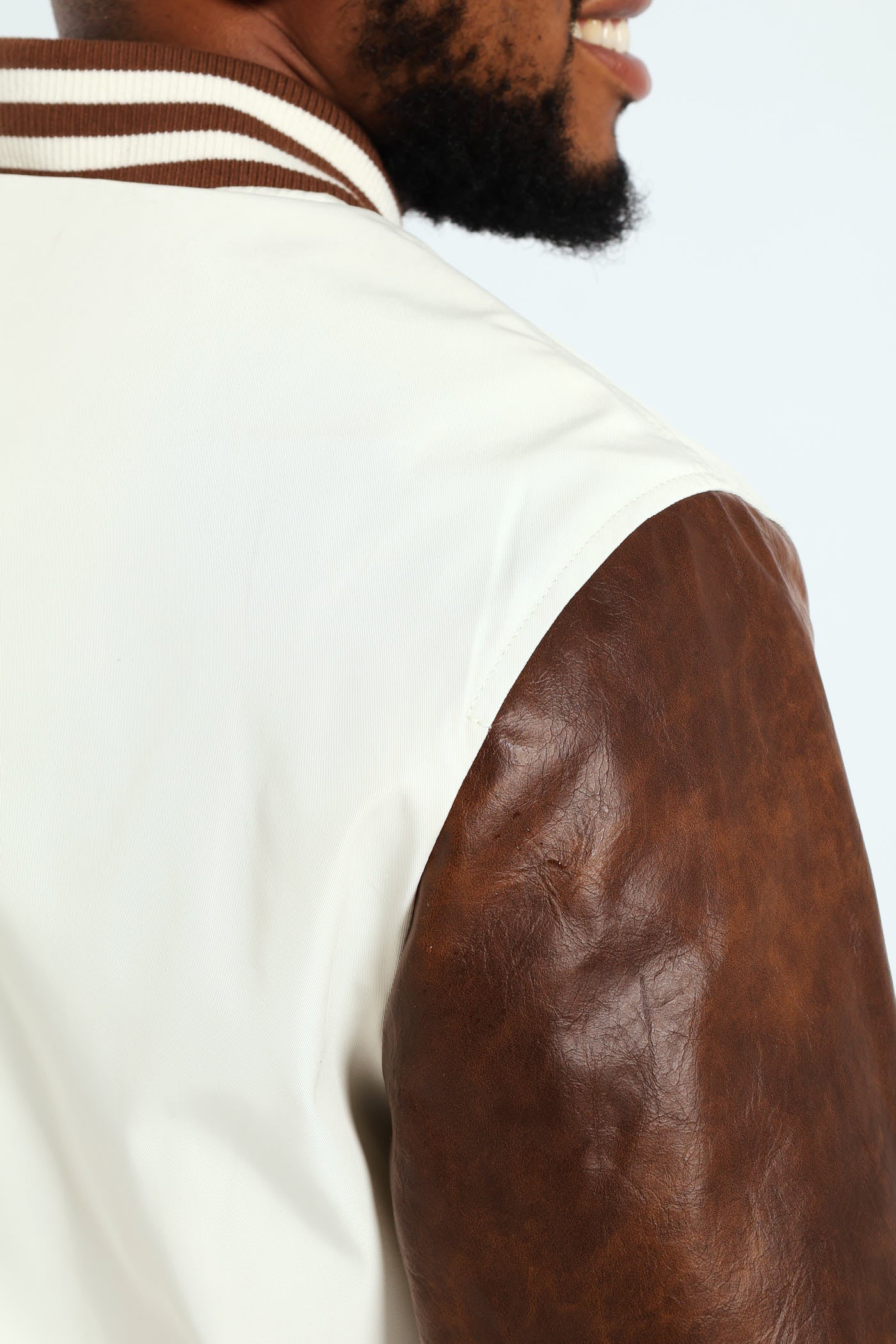 Varsity Bomber Jacket - Vanilla - Image 5