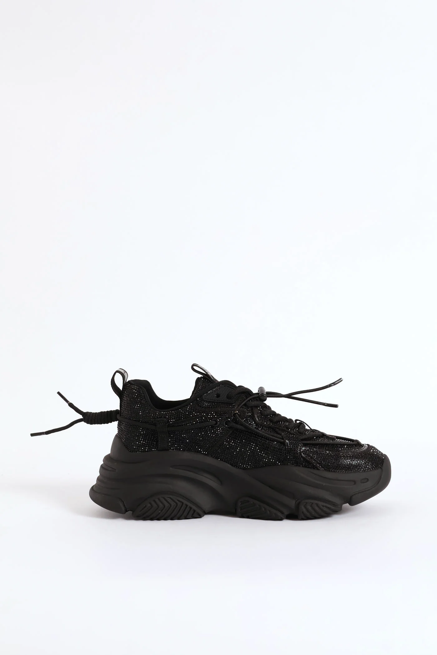Vault Sequin Chunky Sneaker - Black - Image 3