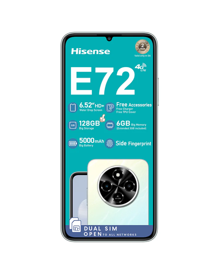 E72 128GB 4G Dual Sim Cellphone - Blue - Image 3