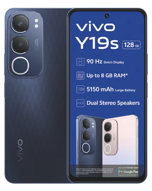 Y19S 128GB 4G Dual Sim Black Cellphone - Image 3