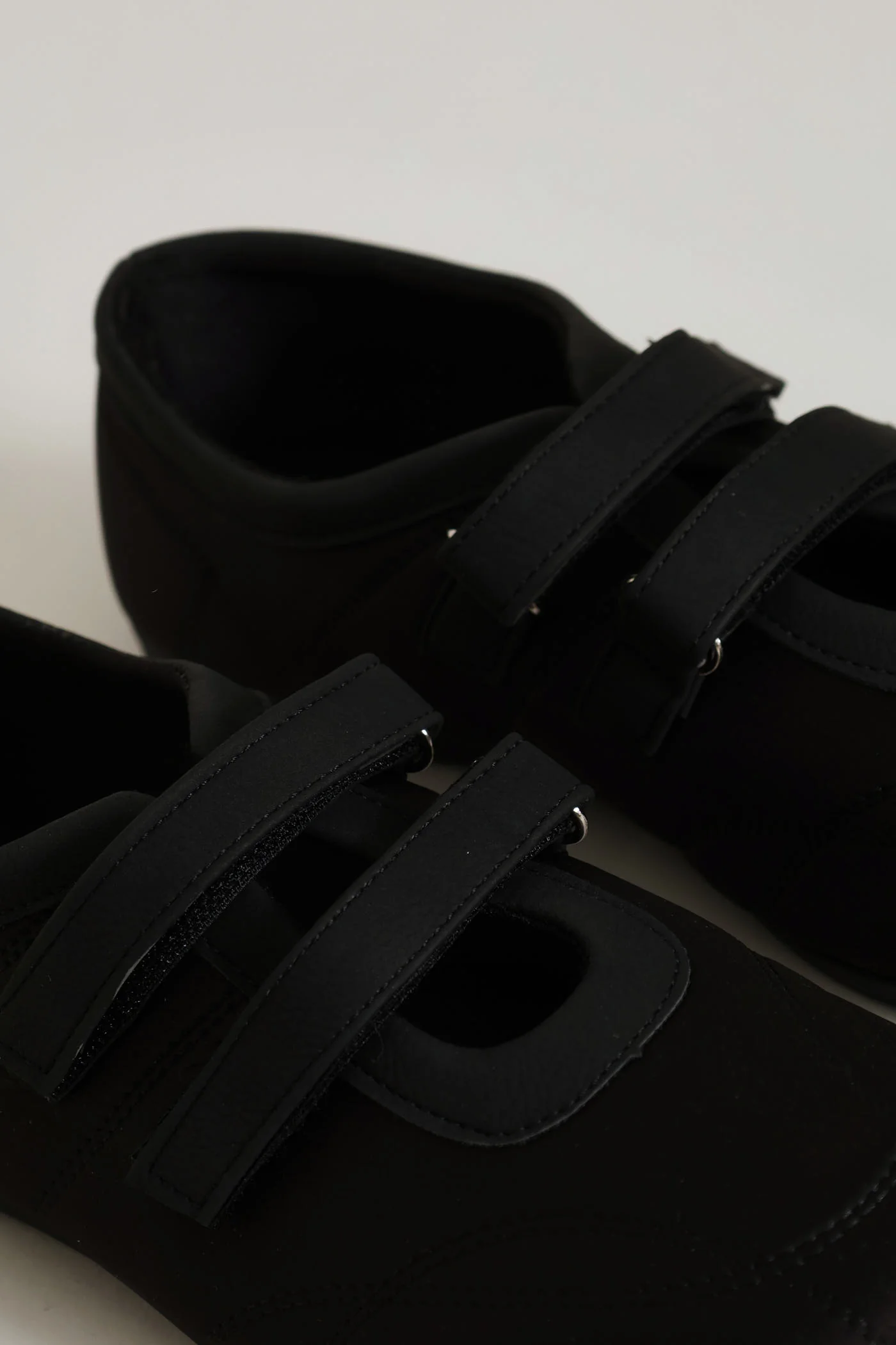 Velcro Strap Ballet Sneaker - Black - Image 6
