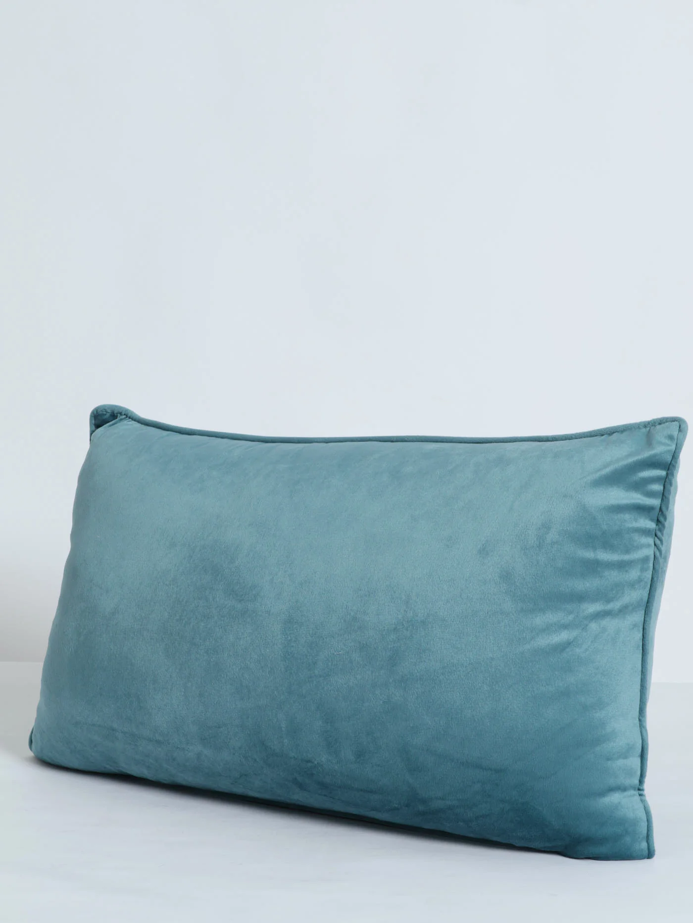 Velvet Piping Scatter Cushion - Sky Blue - Image 3