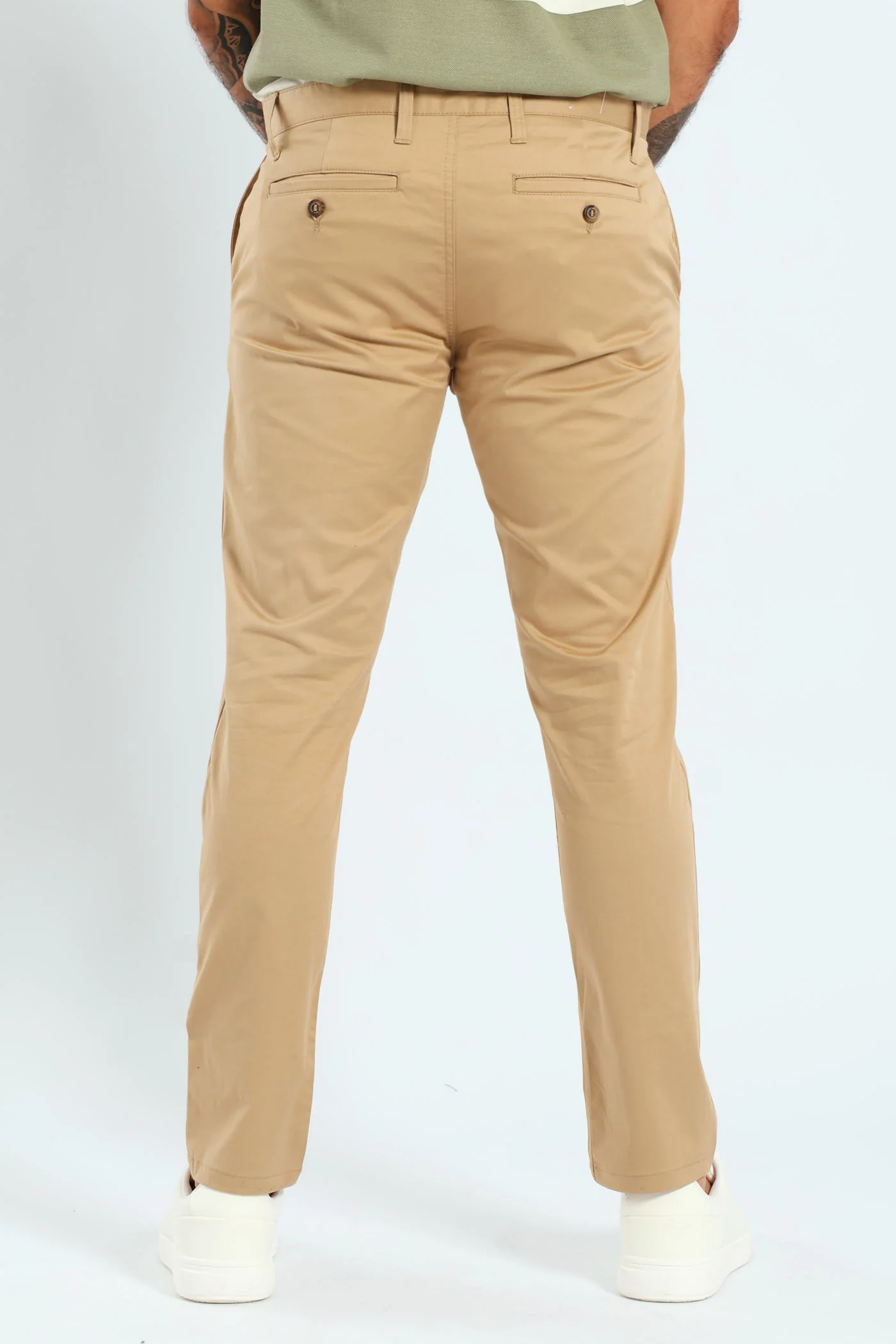 Venice Slim Fit Chino - Khaki - Image 4