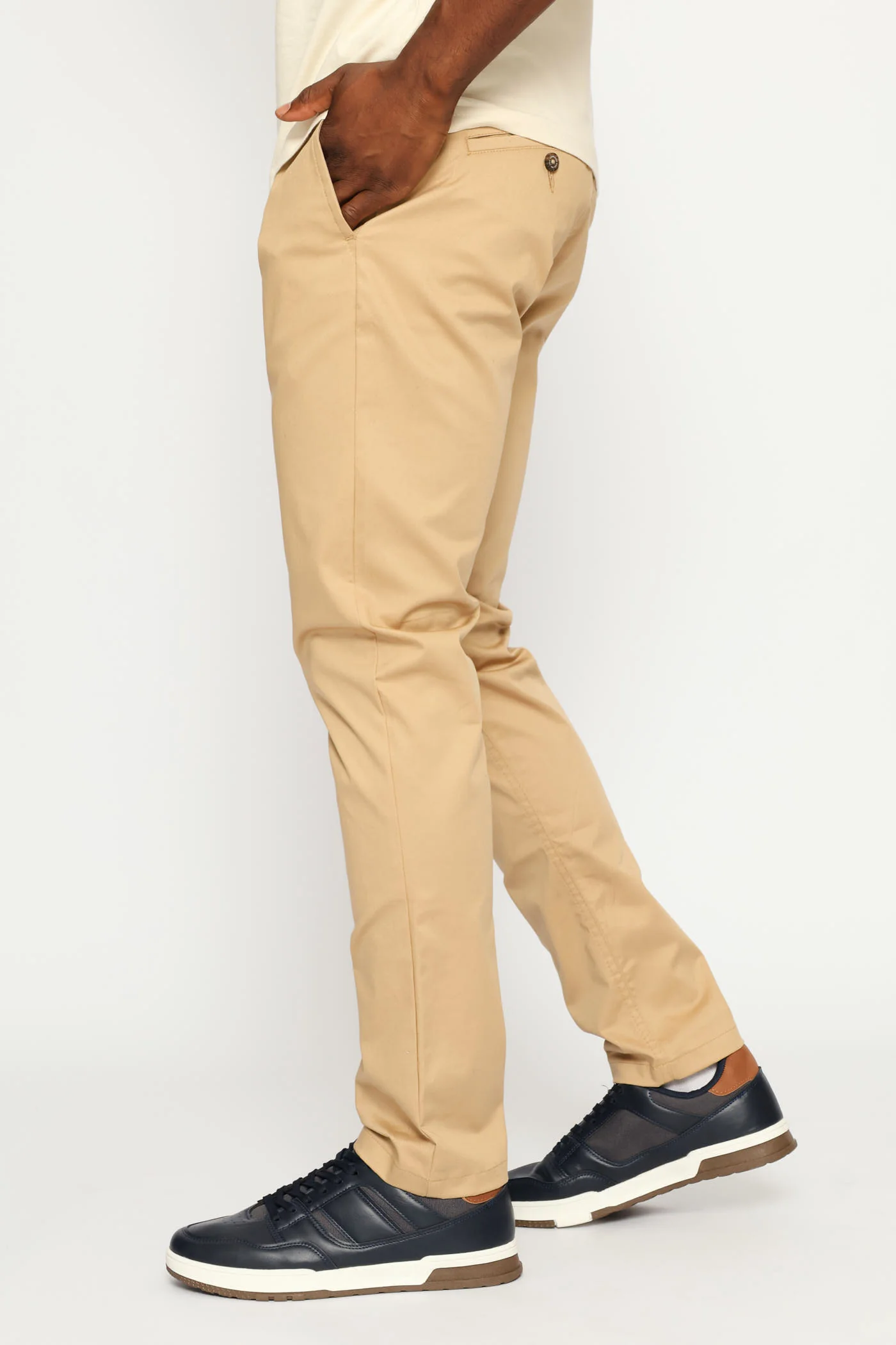 Venice Slim Fit Chino - Khaki - Image 2