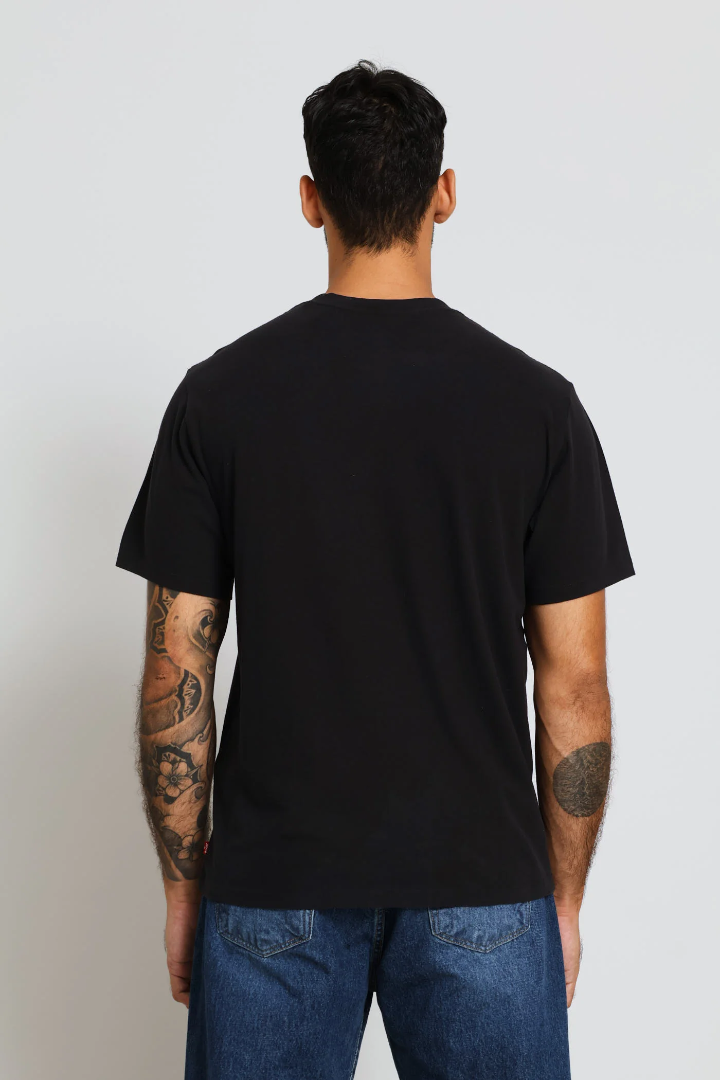 Ventura Henley Tee - Black - Image 3