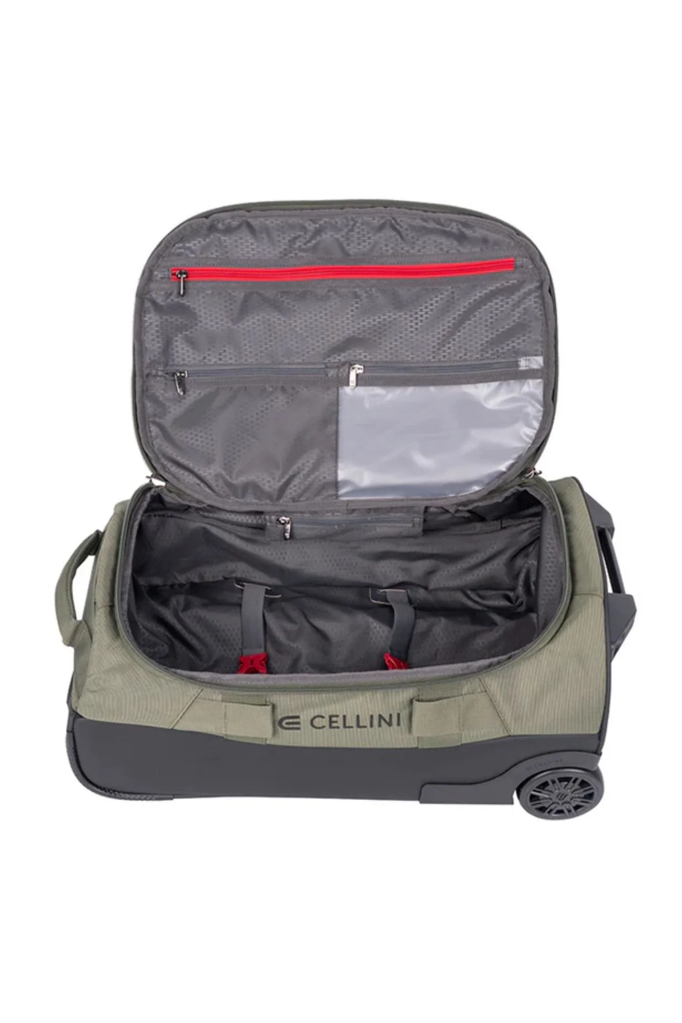 Venture Carry On Trolley Duffle - Fatigue Green - Image 2