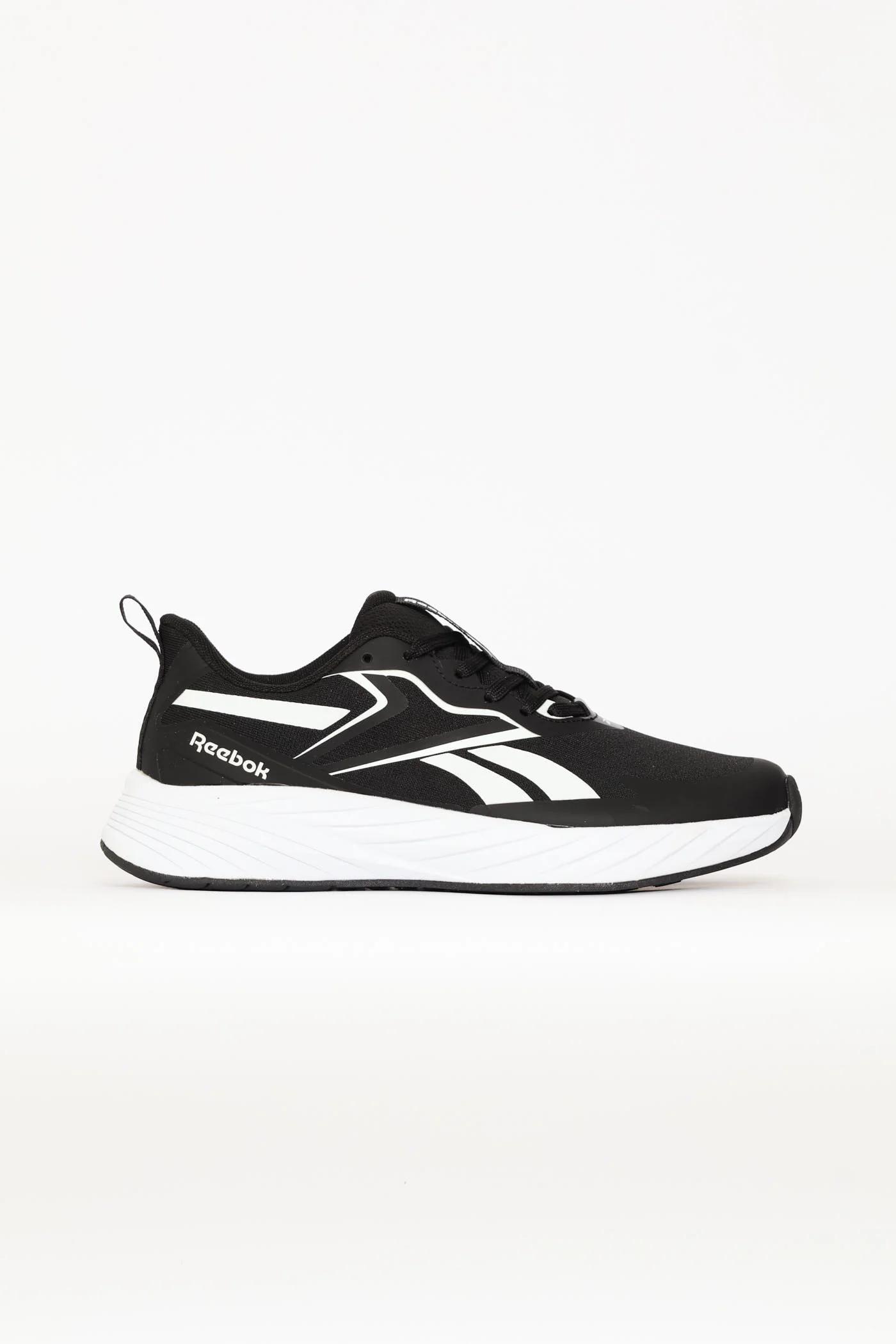 Verse Lace Up Trainer - Black/White - Image 4