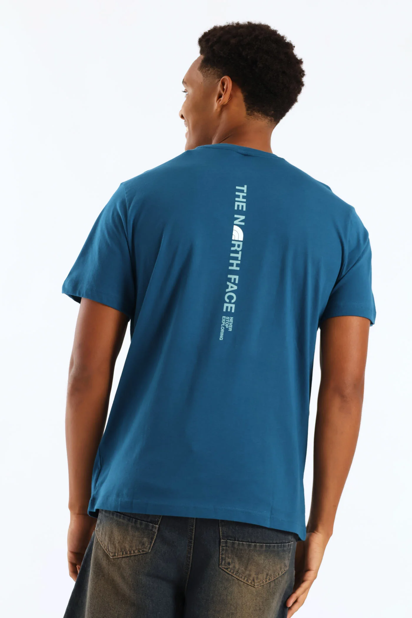 Vertical Logo Tee - Teal - Image 2