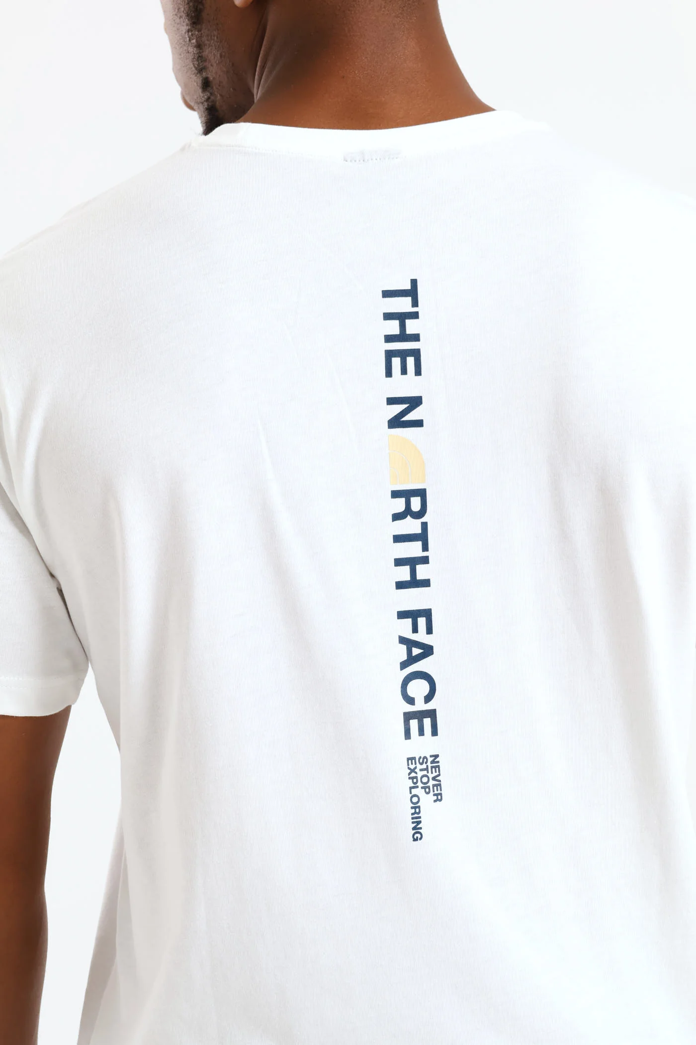 Vertical Logo Tee - White - Image 2