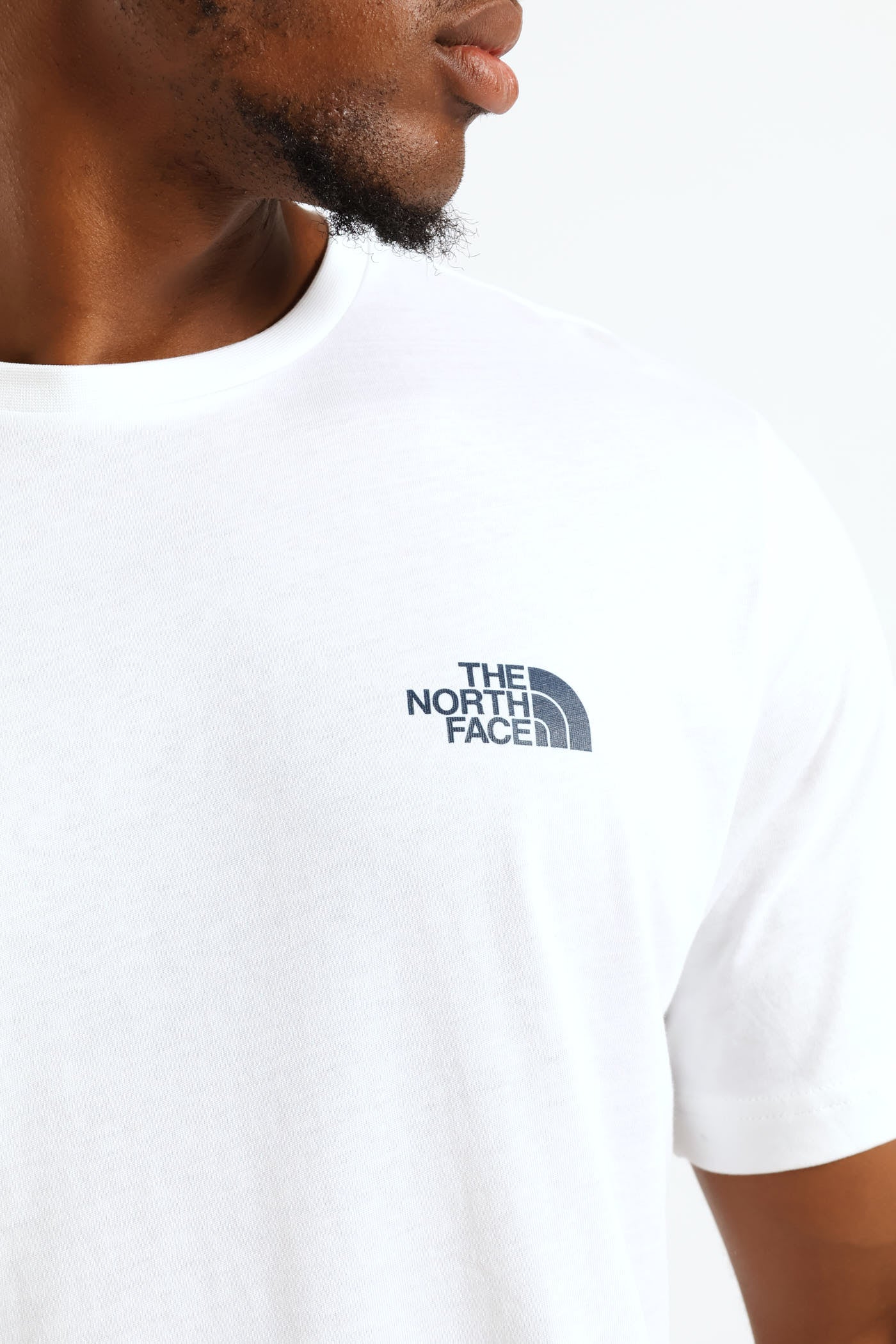 Vertical Logo Tee - White - Image 4