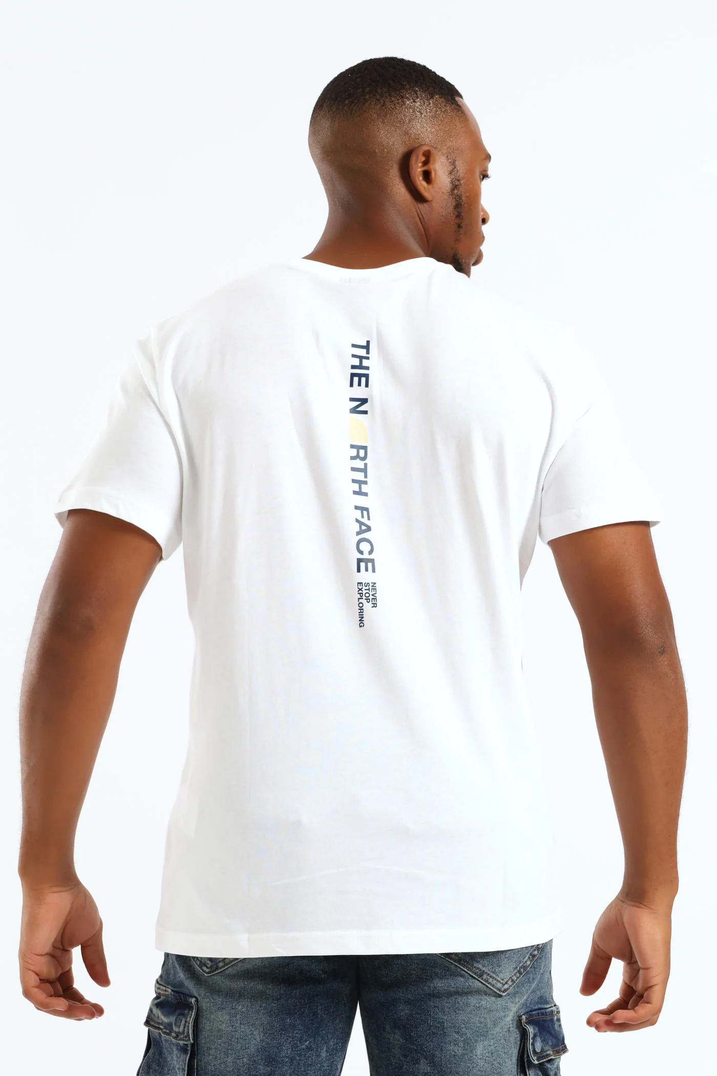 Vertical Logo Tee - White - Image 6