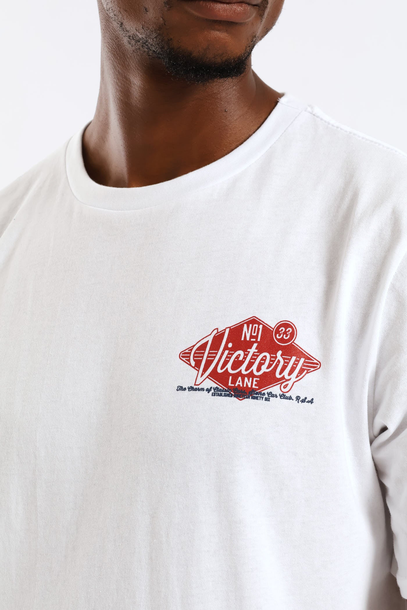 Victory Classic Car Front & Back Tee - White - Image 4